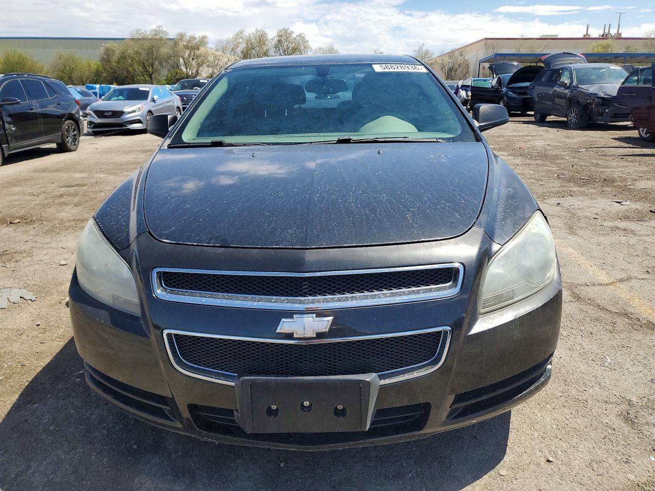2011 Chevrolet Malibu Ls Black vin: 1G1ZB5E1XBF255442