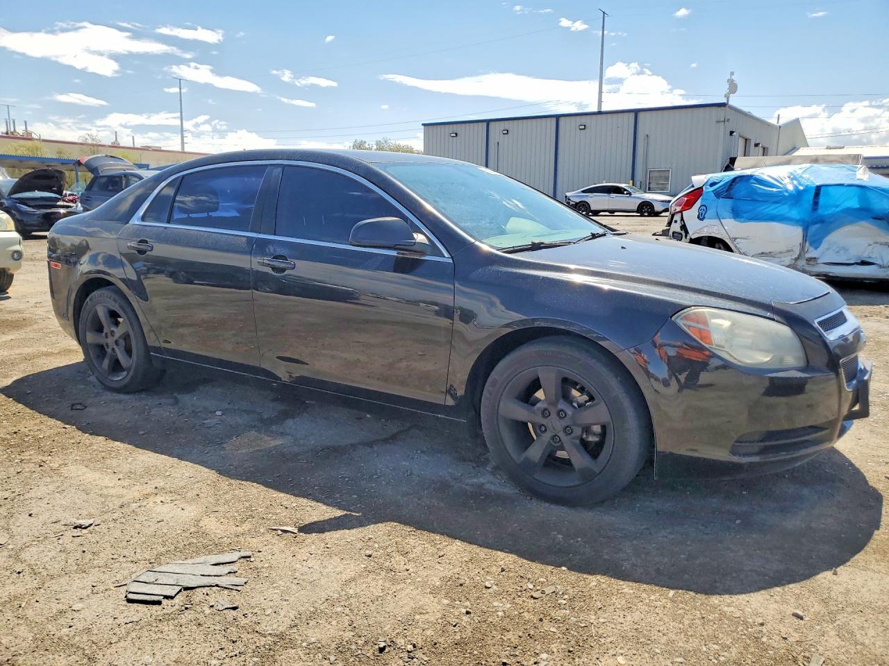 2011 Chevrolet Malibu Ls Black vin: 1G1ZB5E1XBF255442