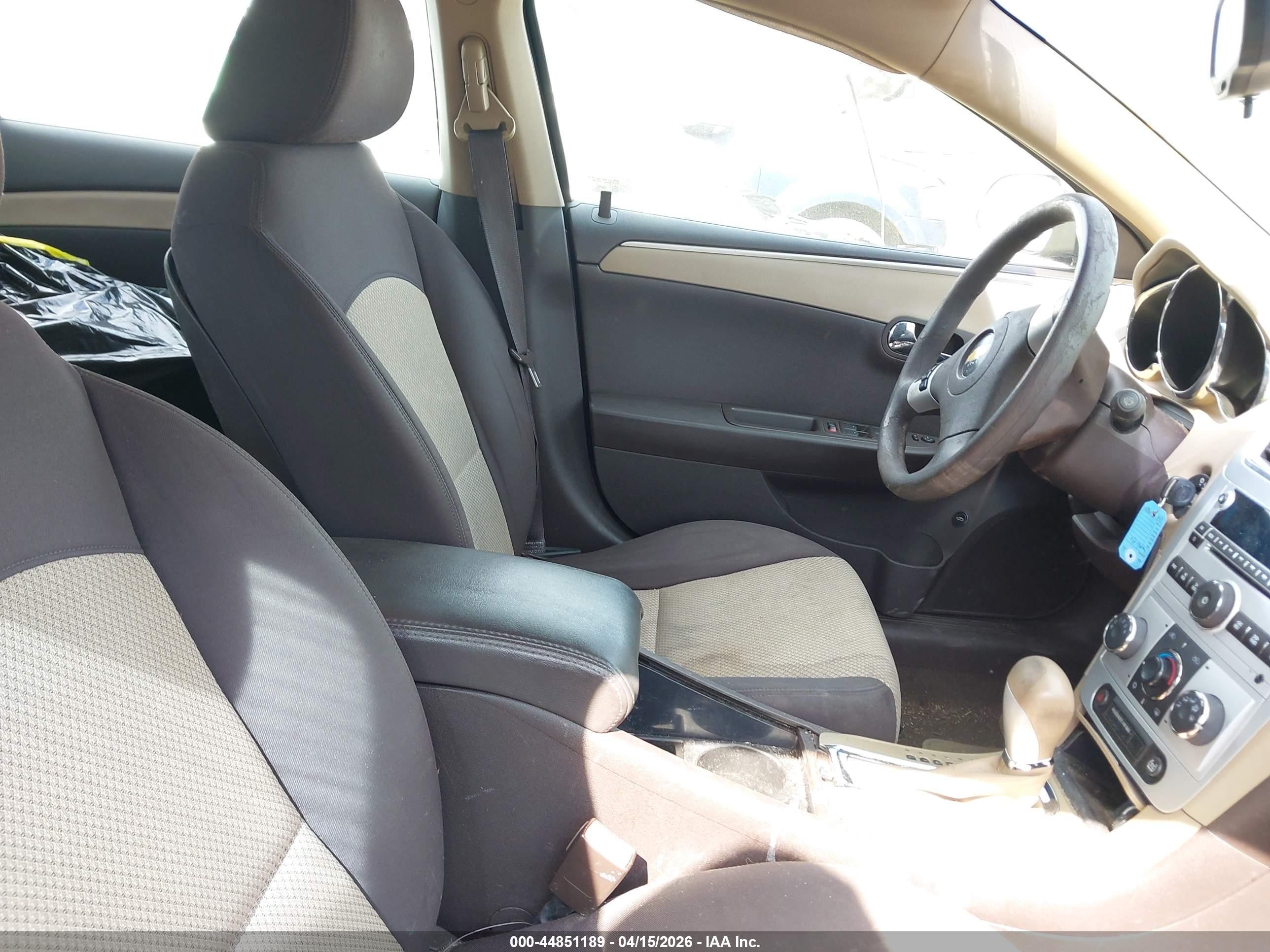 2010 Chevrolet Malibu Ls Beige vin: 1G1ZB5EB0AF260785