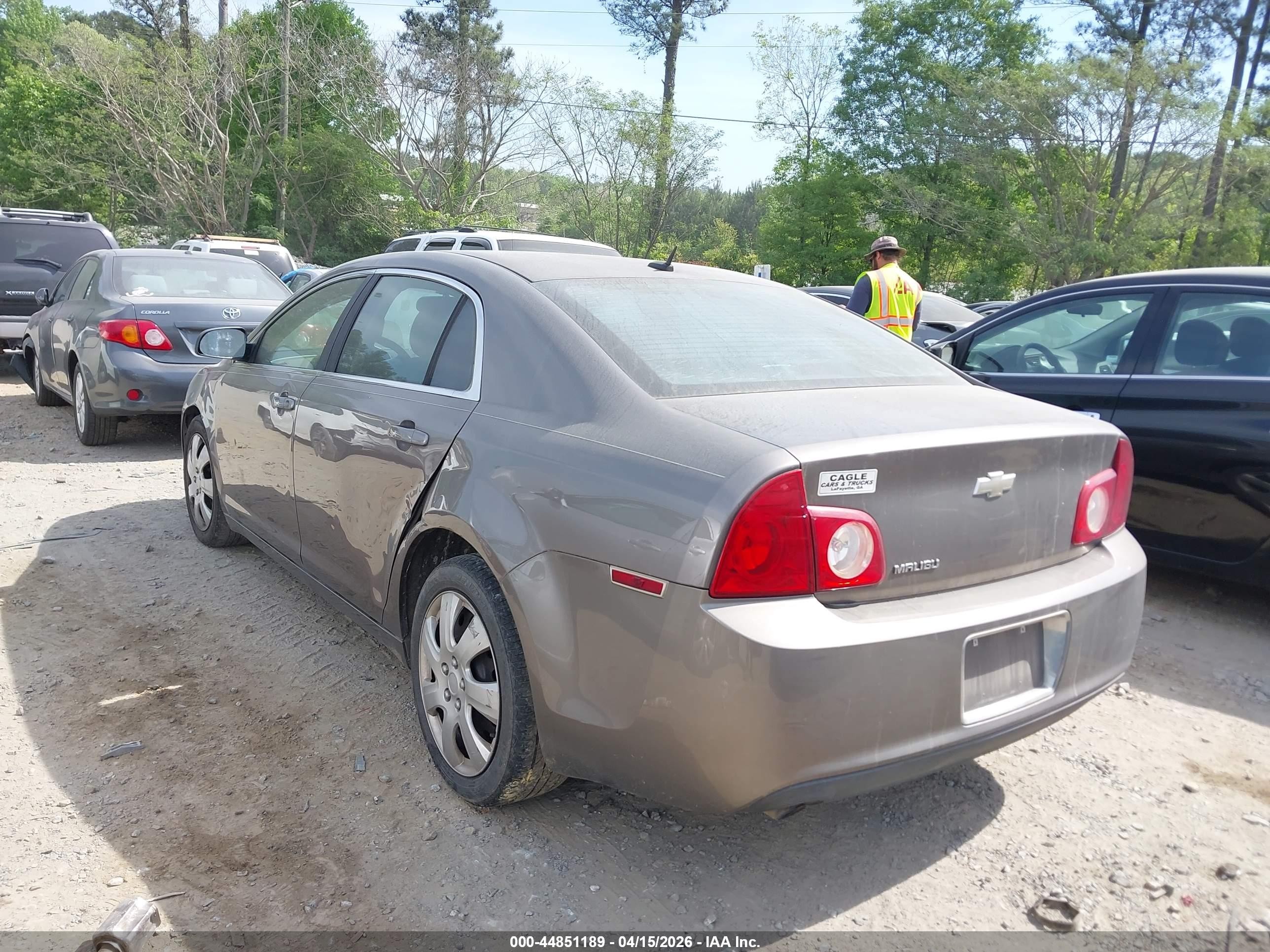 2010 Chevrolet Malibu Ls Beige vin: 1G1ZB5EB0AF260785