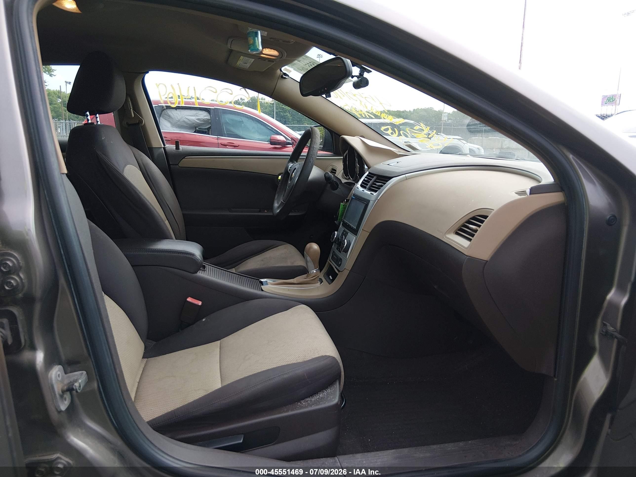 2010 Chevrolet Malibu Ls Brown vin: 1G1ZB5EB0AF280051