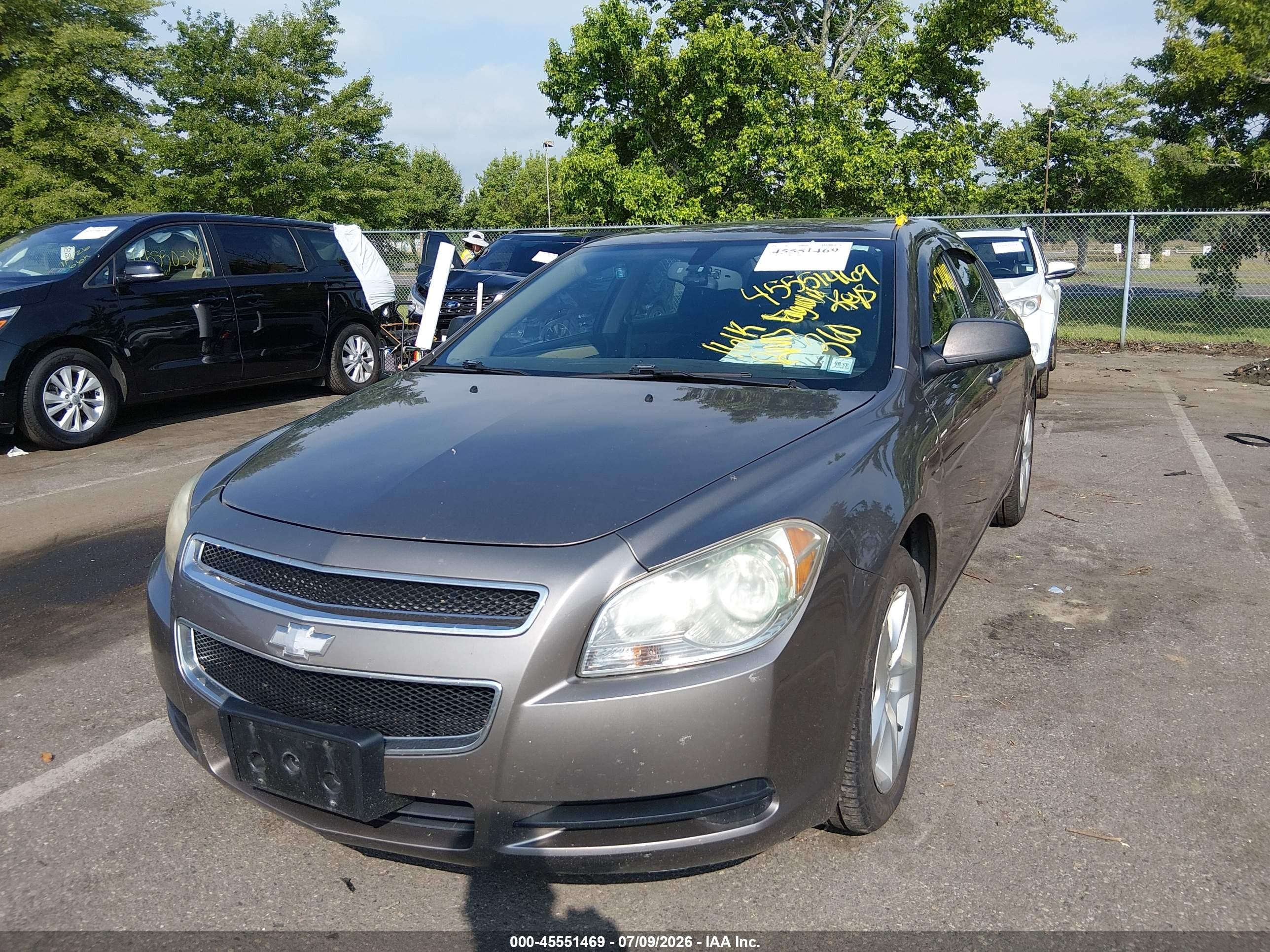 2010 Chevrolet Malibu Ls Brown vin: 1G1ZB5EB0AF280051