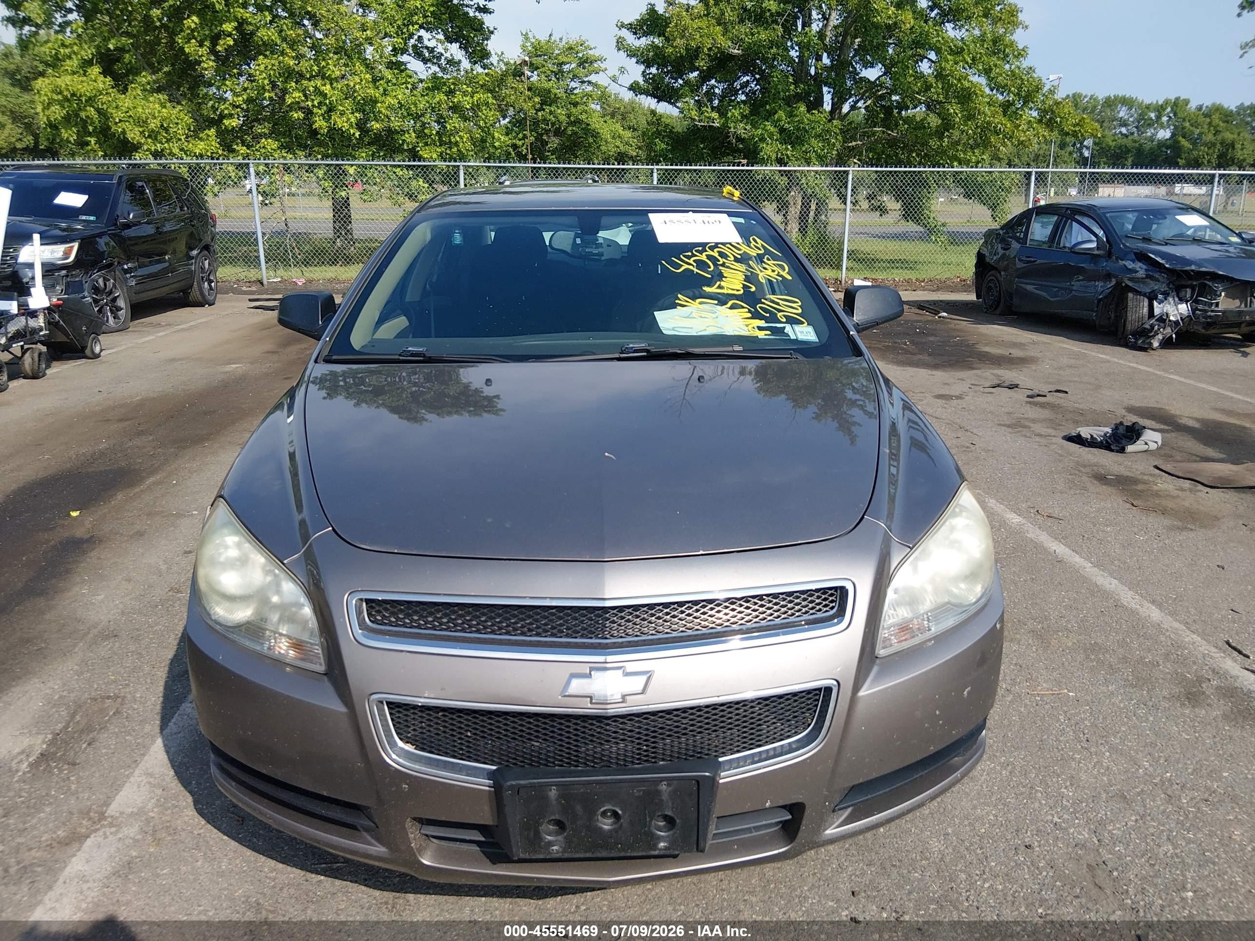 2010 Chevrolet Malibu Ls Brown vin: 1G1ZB5EB0AF280051
