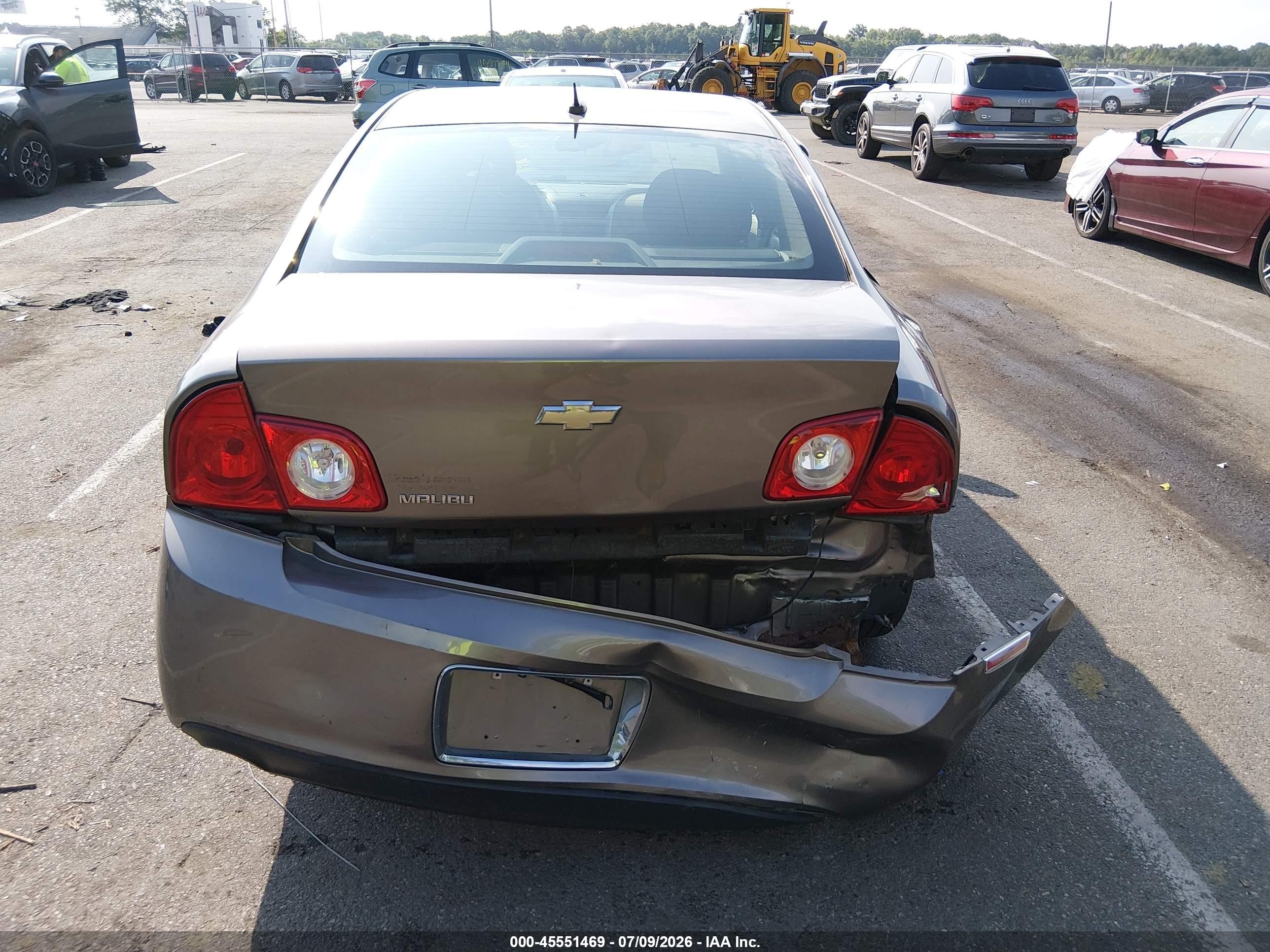 2010 Chevrolet Malibu Ls Brown vin: 1G1ZB5EB0AF280051