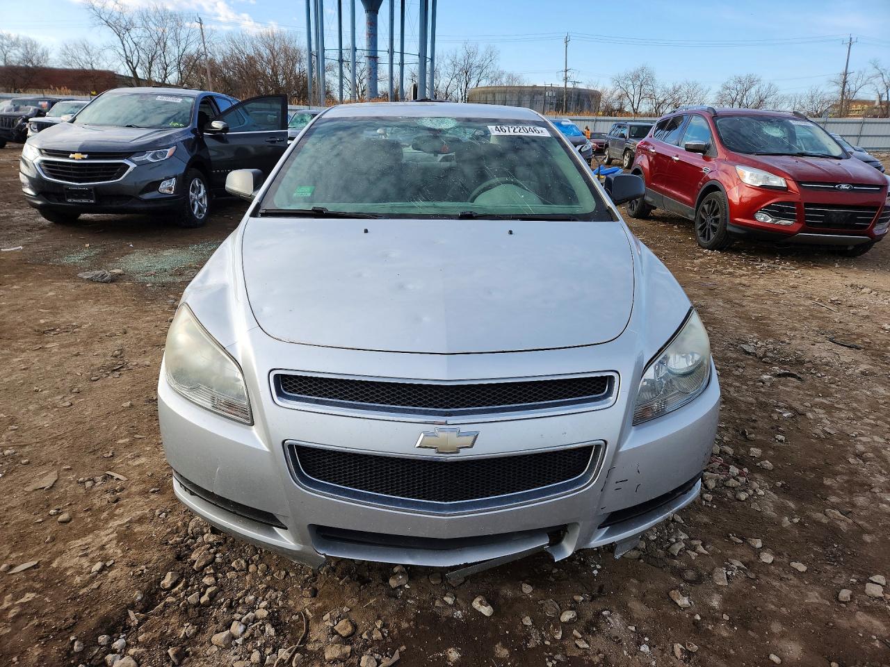 2010 Chevrolet Malibu Ls Silver vin: 1G1ZB5EB1A4135368