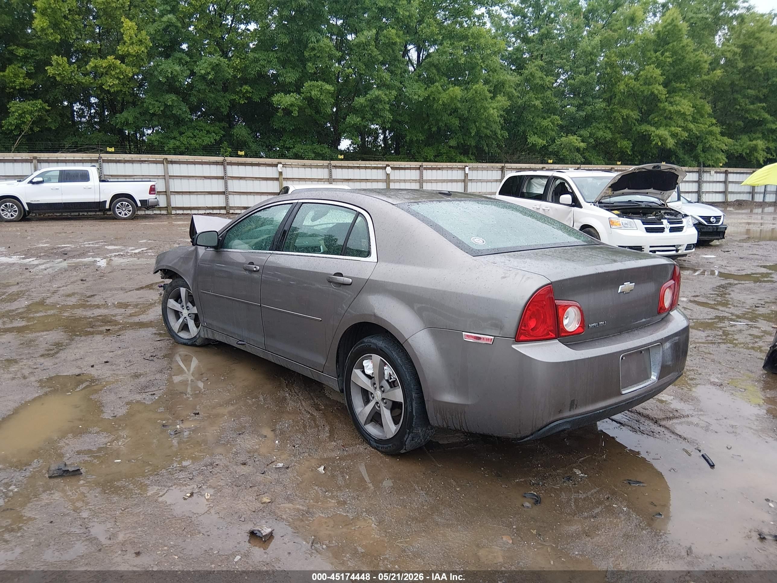 2010 Chevrolet Malibu Ls Gray vin: 1G1ZB5EB1AF103380