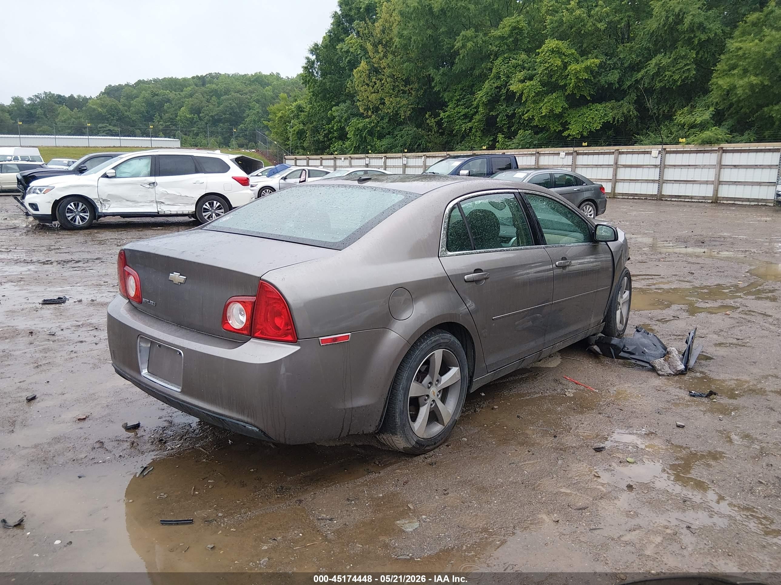 2010 Chevrolet Malibu Ls Gray vin: 1G1ZB5EB1AF103380