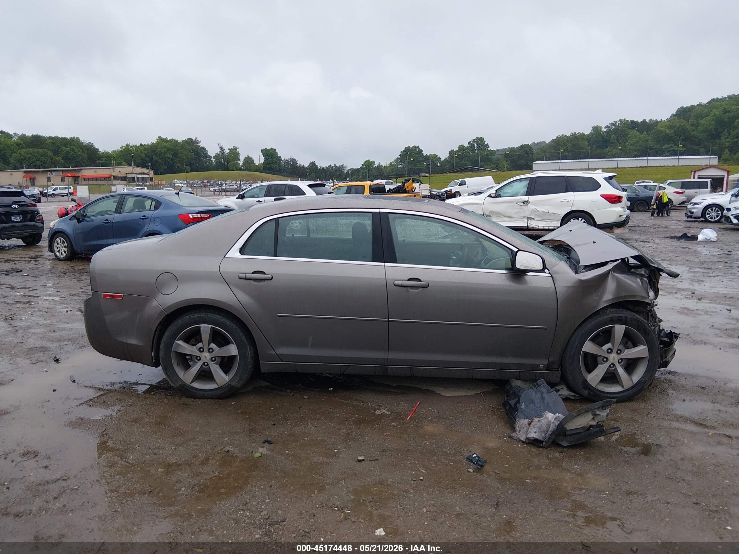 2010 Chevrolet Malibu Ls Gray vin: 1G1ZB5EB1AF103380