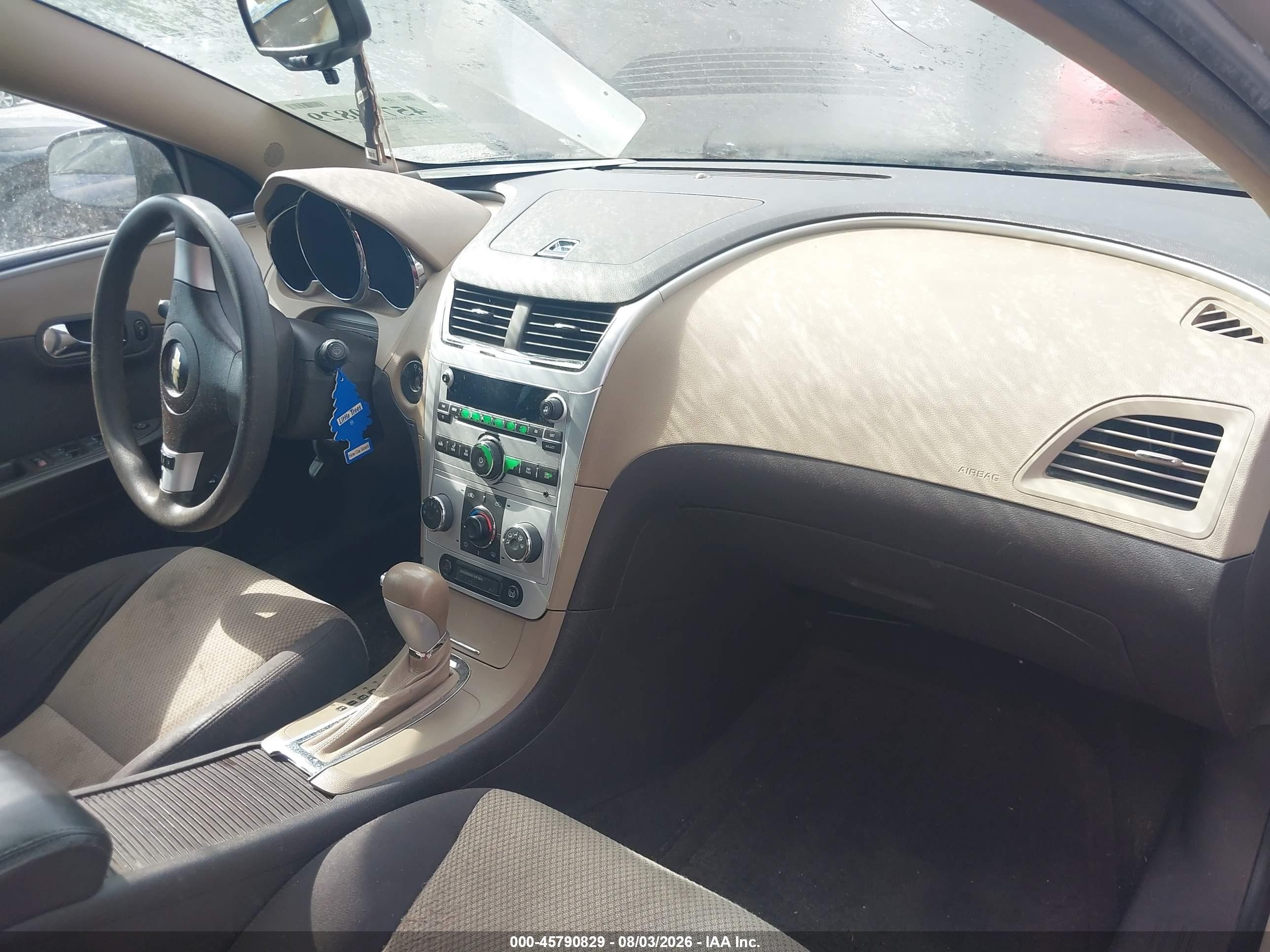2010 Chevrolet Malibu Ls Beige vin: 1G1ZB5EB1AF140865