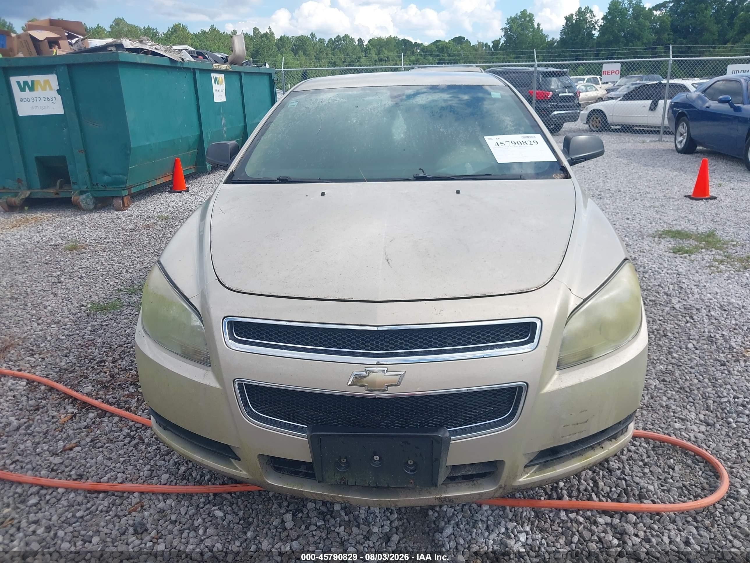 2010 Chevrolet Malibu Ls Beige vin: 1G1ZB5EB1AF140865