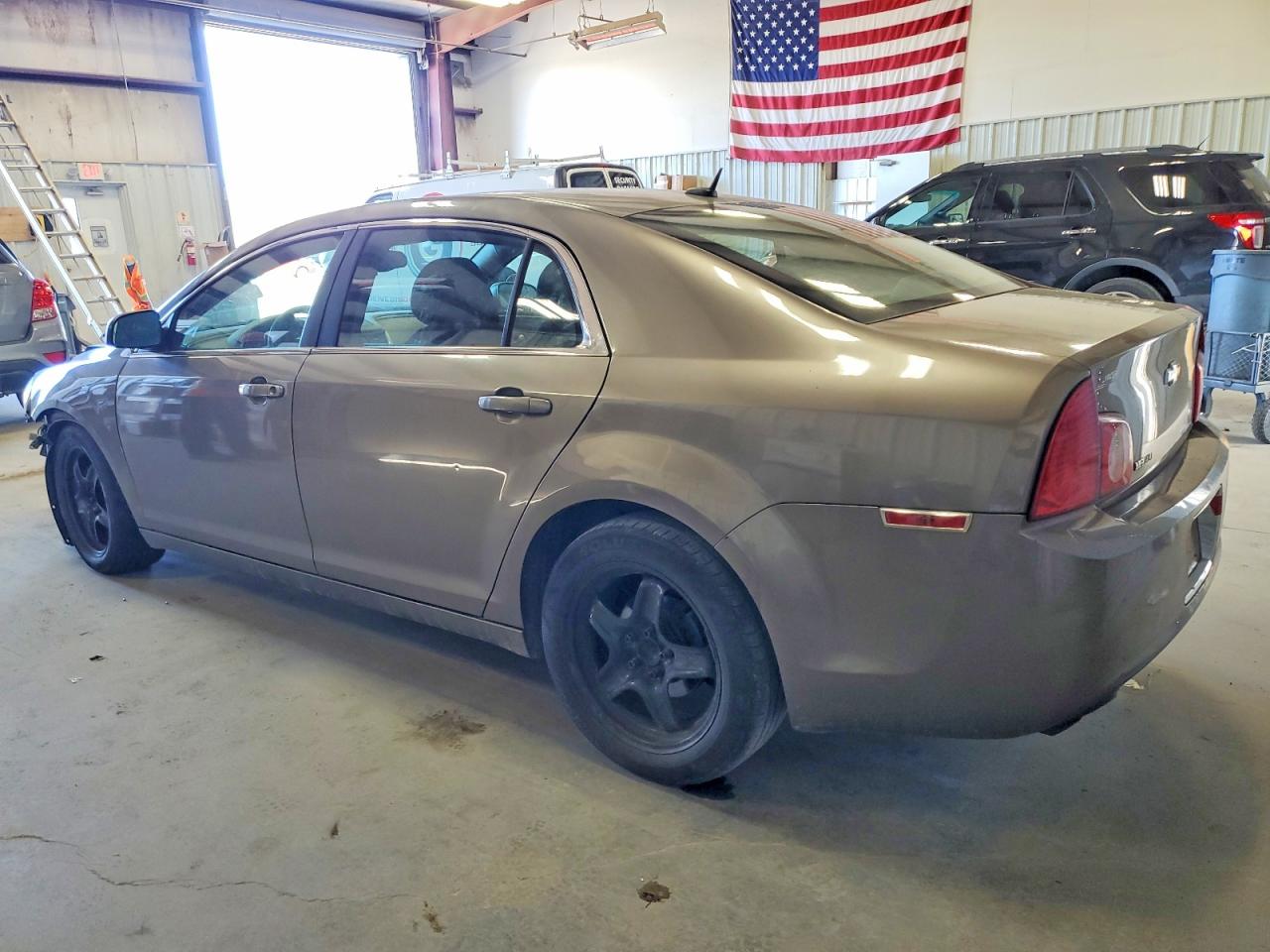 2010 Chevrolet Malibu Ls Brown vin: 1G1ZB5EB1AF213006