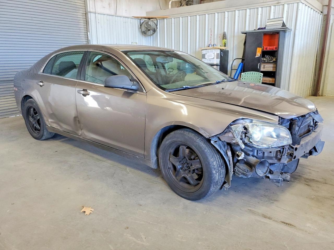 2010 Chevrolet Malibu Ls Brown vin: 1G1ZB5EB1AF213006