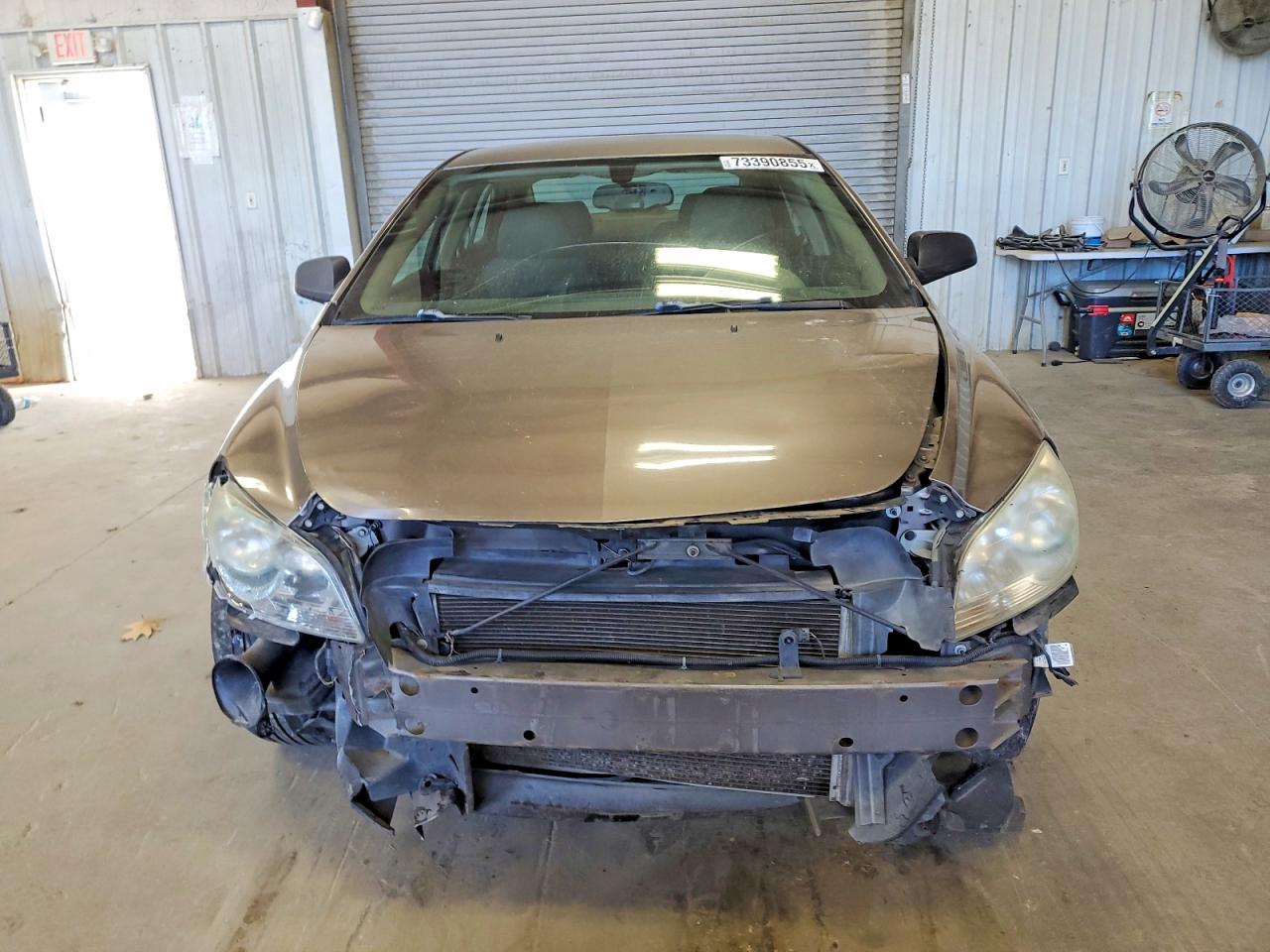 2010 Chevrolet Malibu Ls Brown vin: 1G1ZB5EB1AF213006