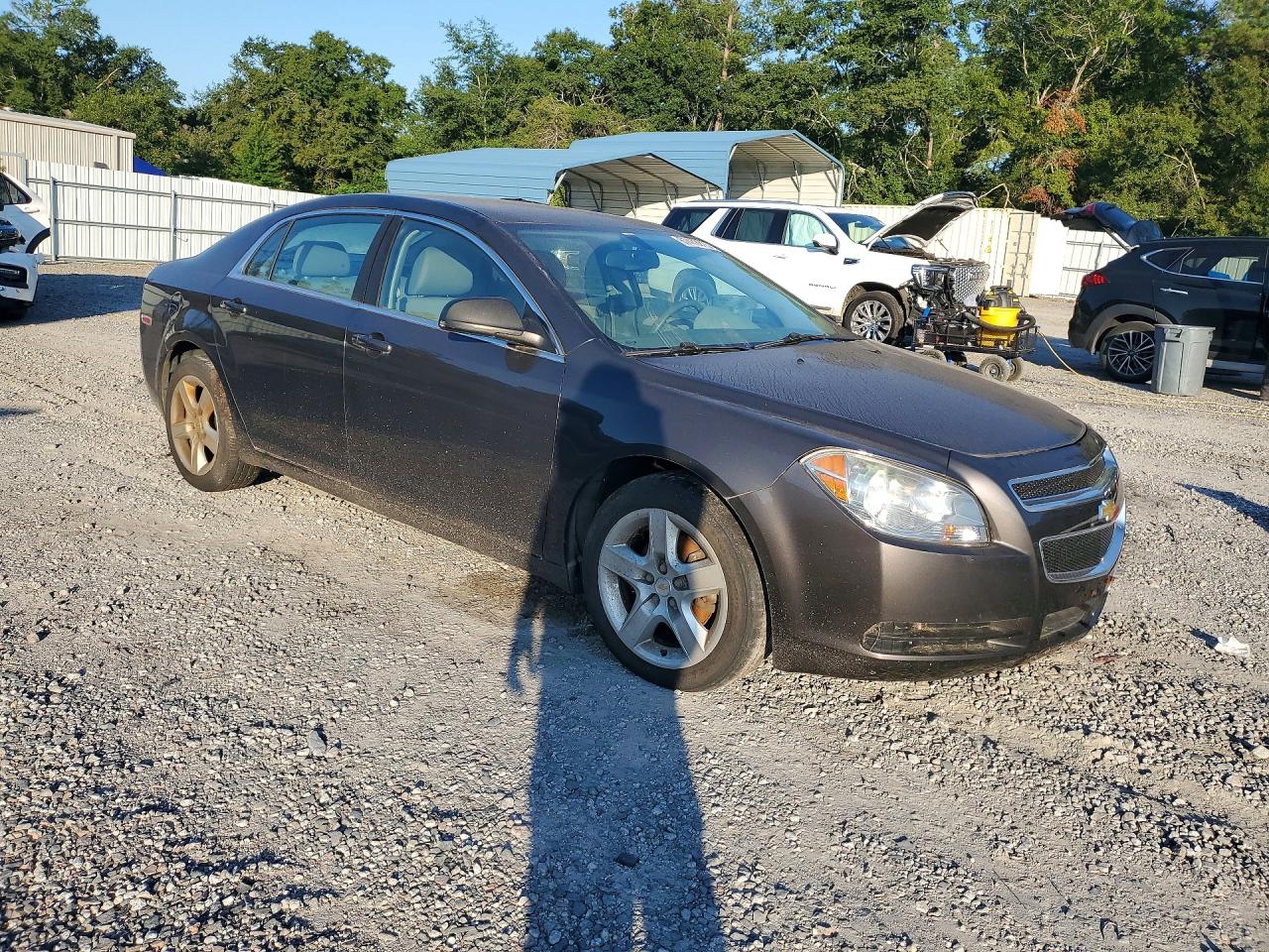 2010 Chevrolet Malibu Ls Gray vin: 1G1ZB5EB1AF229738