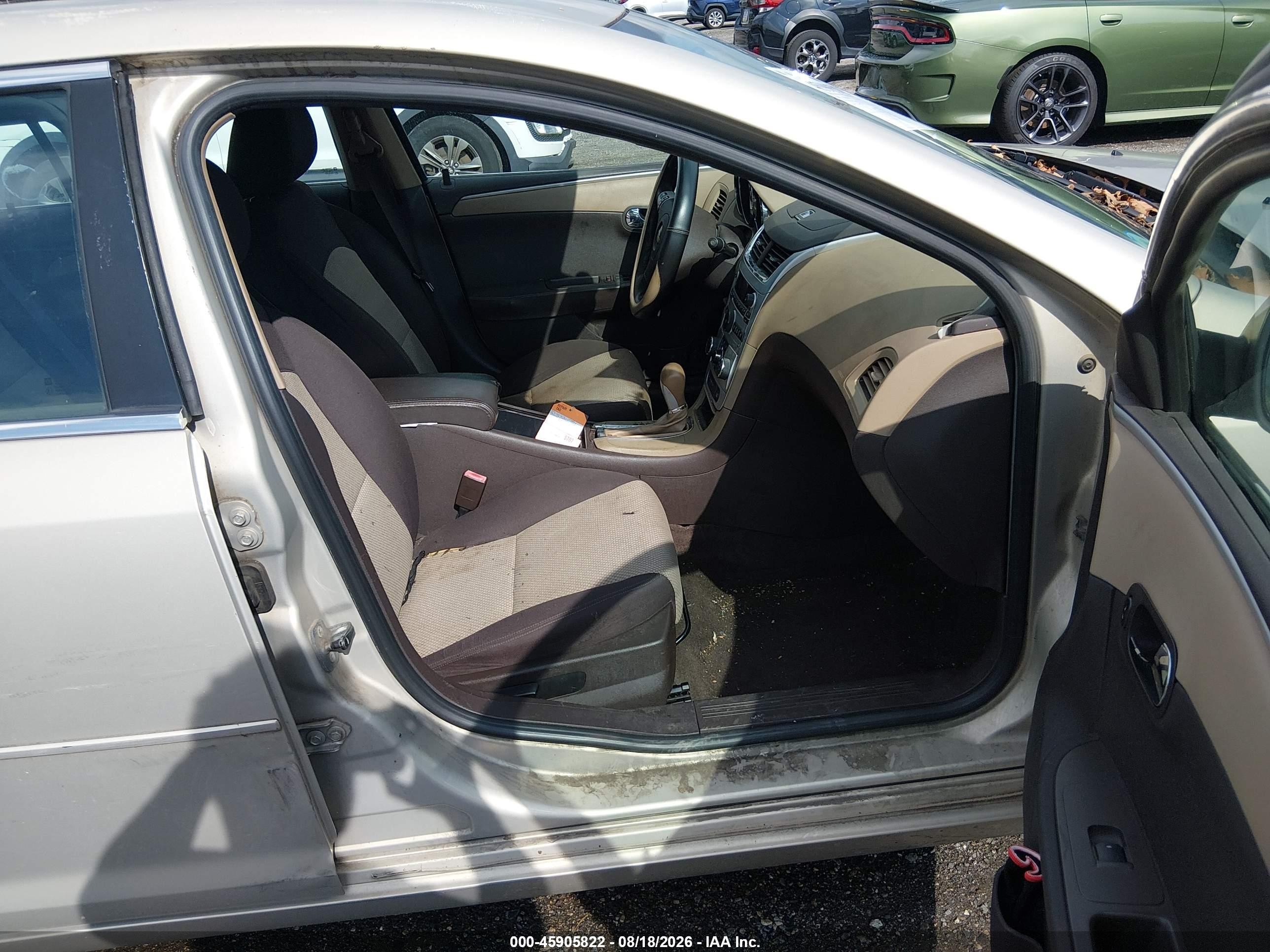 2010 Chevrolet Malibu Ls Brown vin: 1G1ZB5EB1AF260486