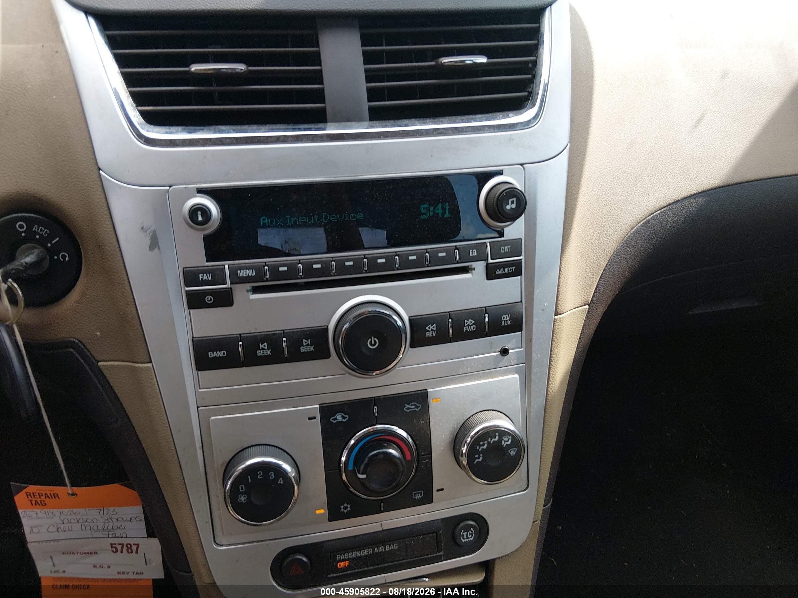 2010 Chevrolet Malibu Ls Brown vin: 1G1ZB5EB1AF260486