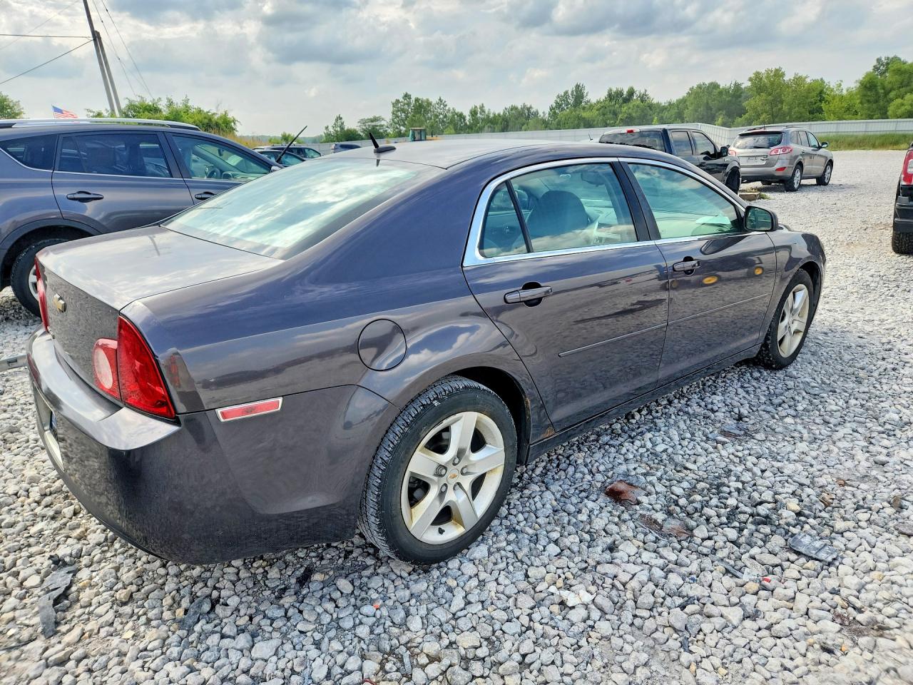 2010 Chevrolet Malibu Ls Black vin: 1G1ZB5EB2A4134536