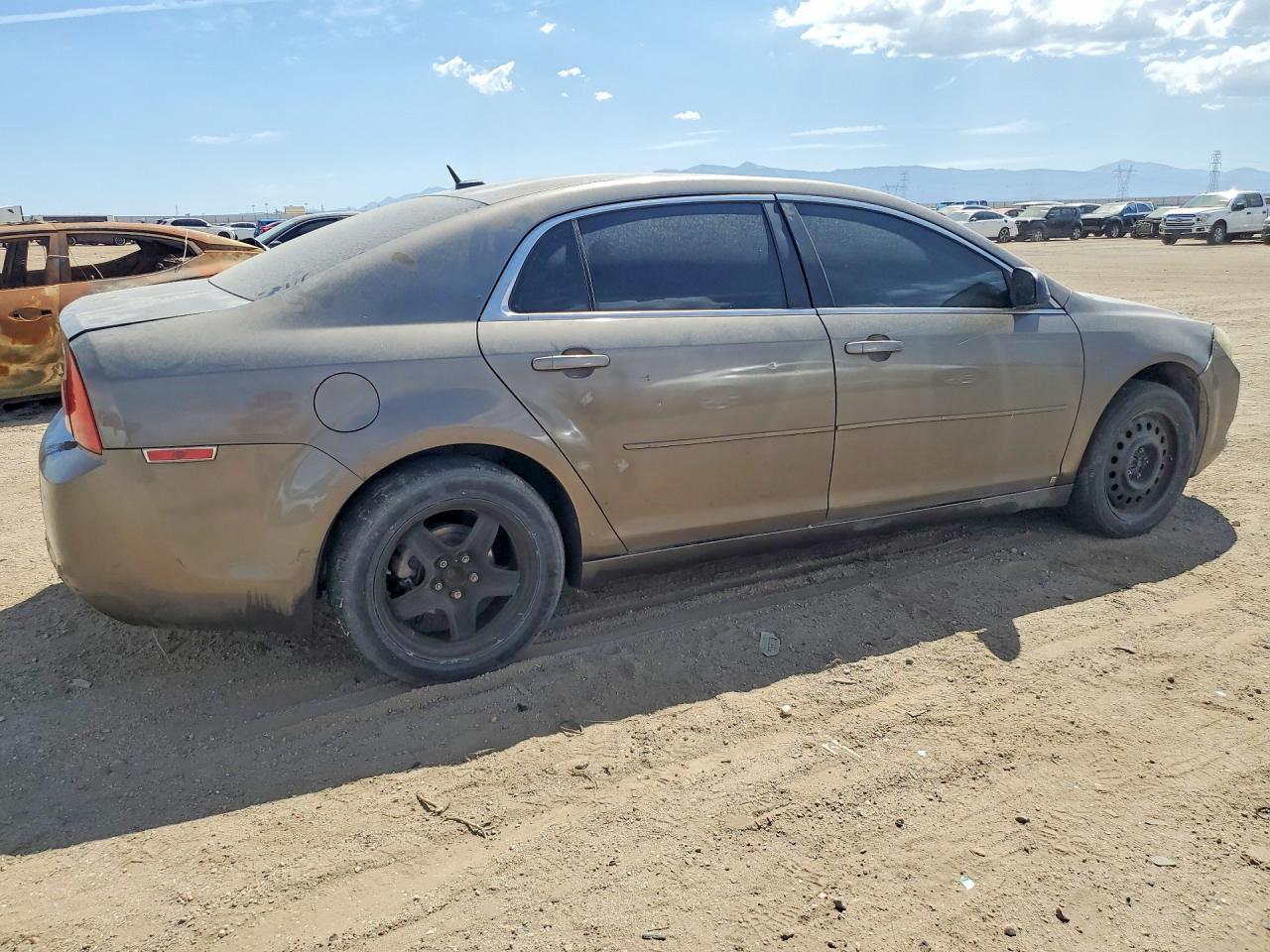 2010 Chevrolet Malibu Ls Brown vin: 1G1ZB5EB2AF119555