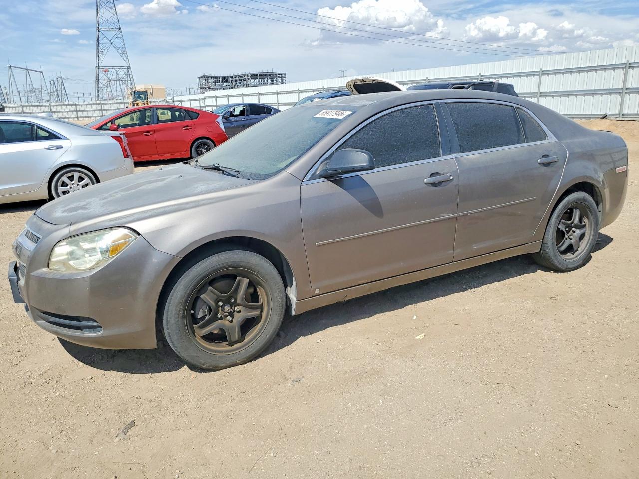 2010 Chevrolet Malibu Ls Brown vin: 1G1ZB5EB2AF119555