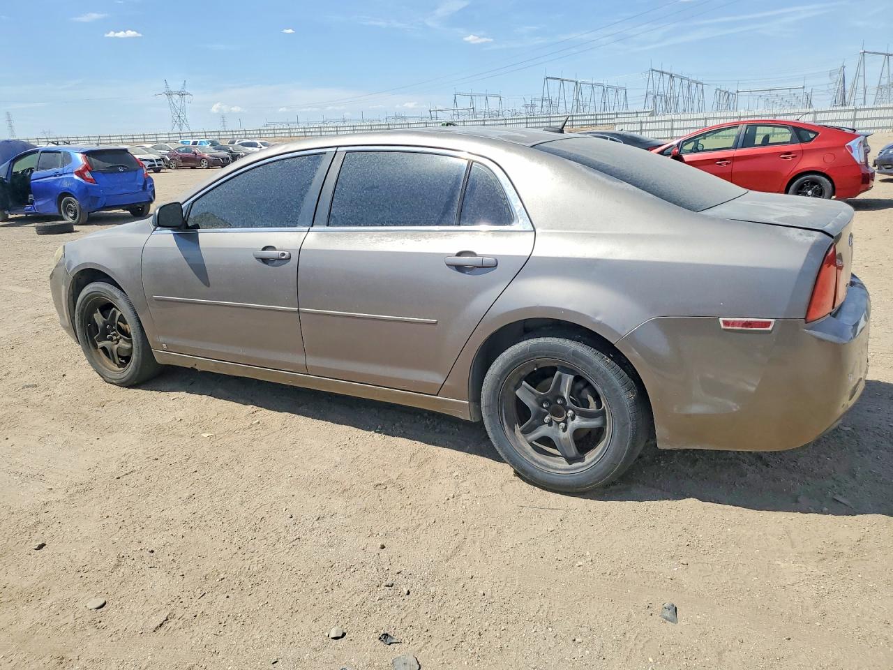 2010 Chevrolet Malibu Ls Brown vin: 1G1ZB5EB2AF119555