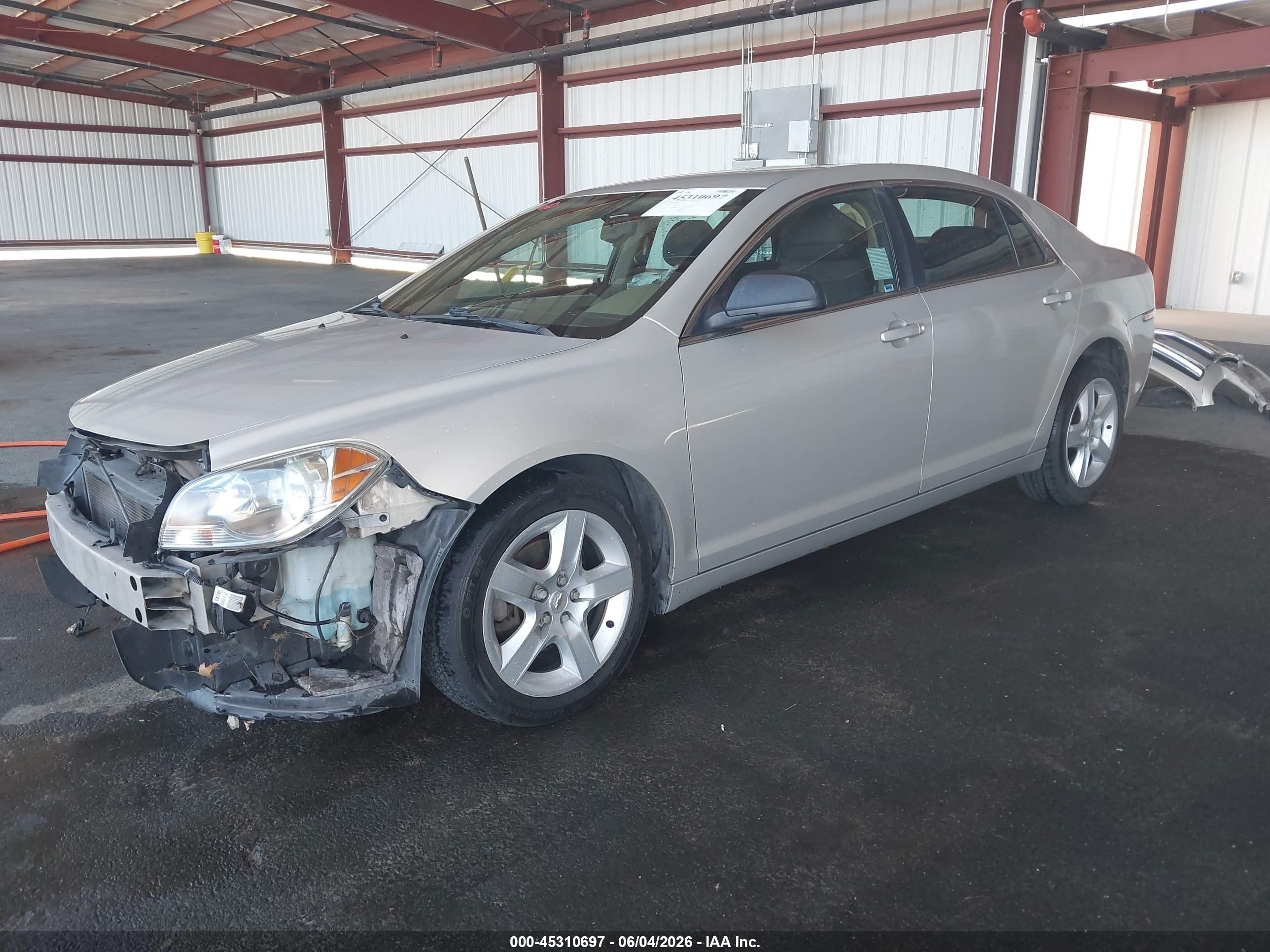 2010 Chevrolet Malibu Ls Silver vin: 1G1ZB5EB3AF181157