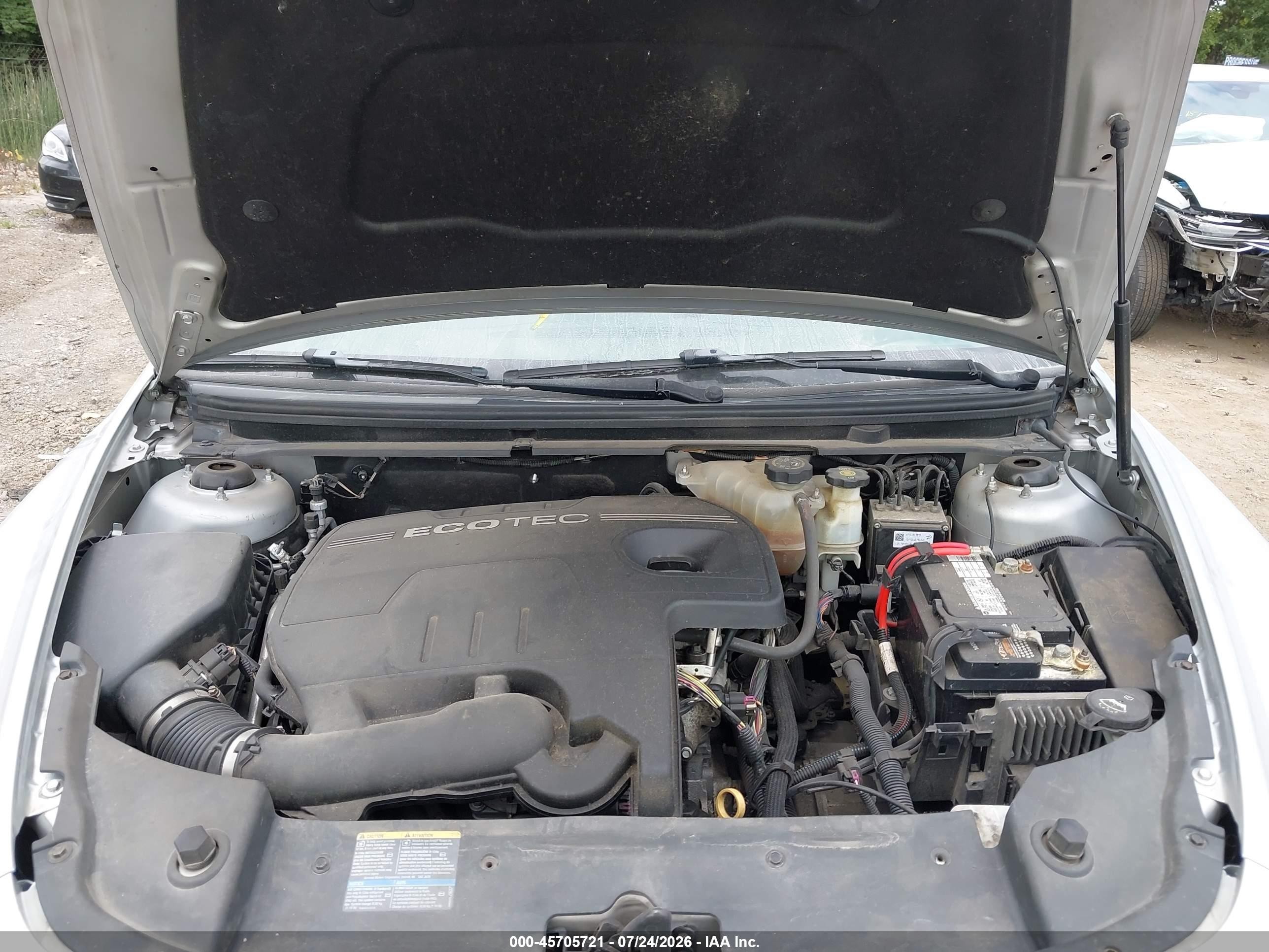 2010 Chevrolet Malibu Ls Silver vin: 1G1ZB5EB3AF195740