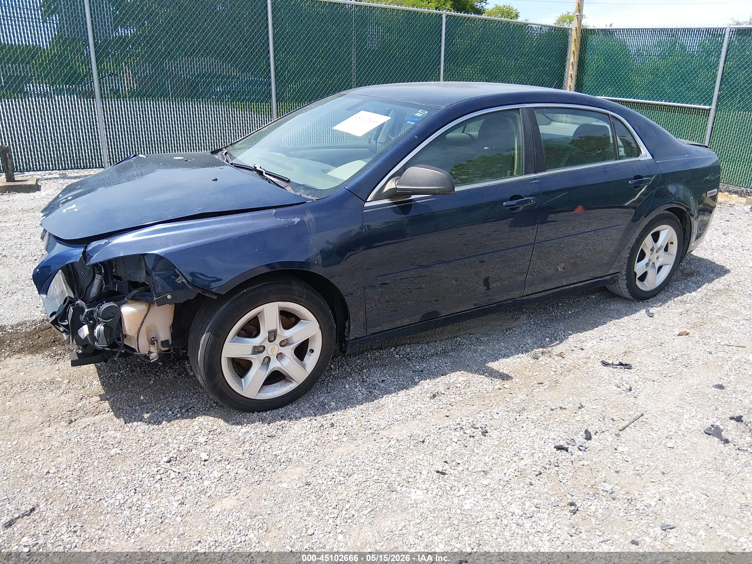 2010 Chevrolet Malibu Ls Dark Blue vin: 1G1ZB5EB3AF212102