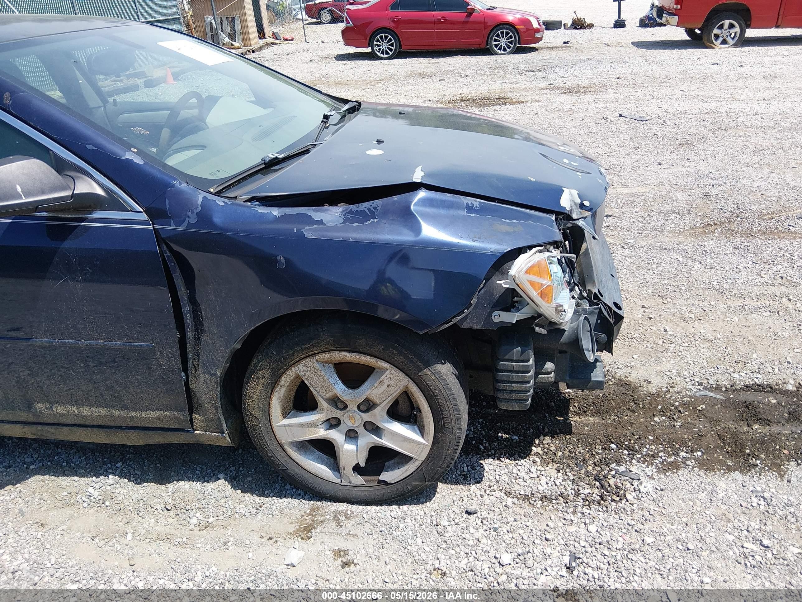 2010 Chevrolet Malibu Ls Dark Blue vin: 1G1ZB5EB3AF212102