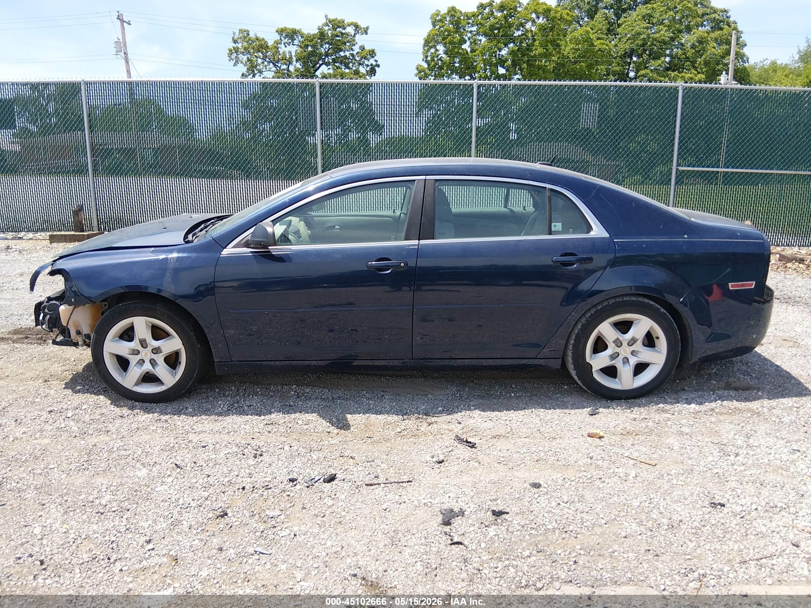 2010 Chevrolet Malibu Ls Dark Blue vin: 1G1ZB5EB3AF212102