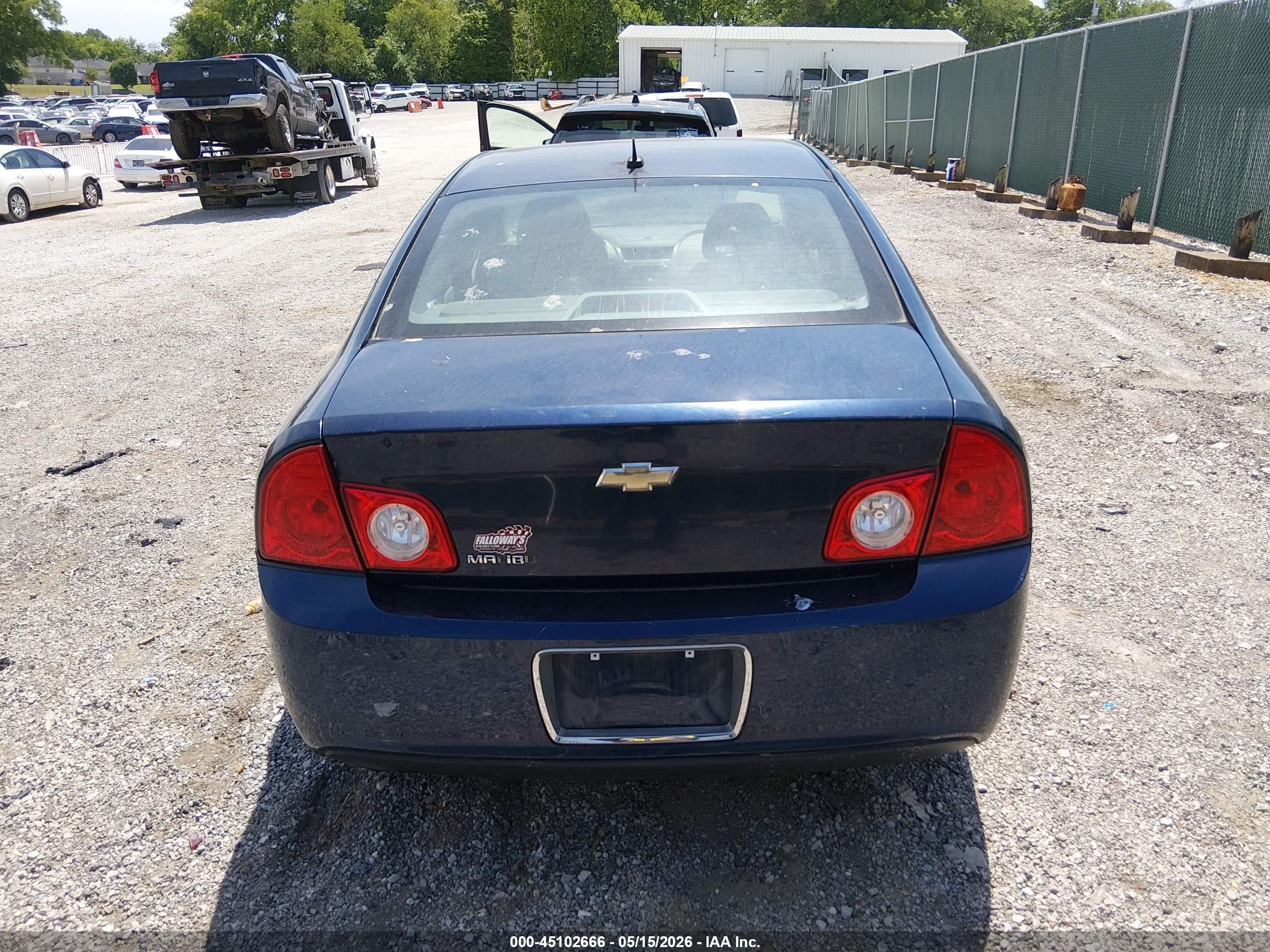 2010 Chevrolet Malibu Ls Dark Blue vin: 1G1ZB5EB3AF212102