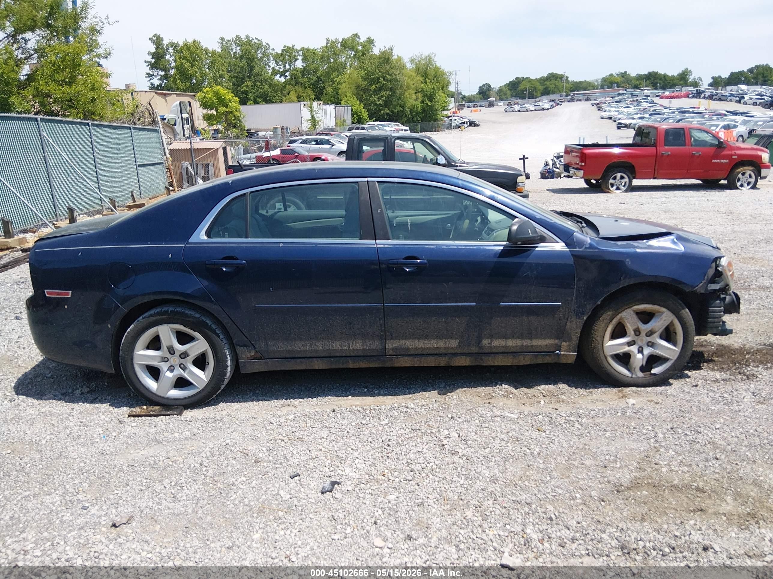 2010 Chevrolet Malibu Ls Dark Blue vin: 1G1ZB5EB3AF212102