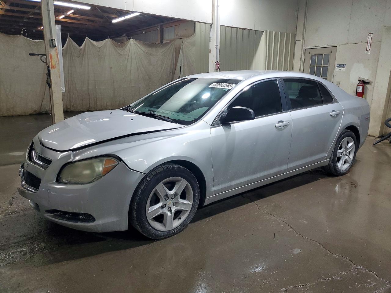 2010 Chevrolet Malibu Ls Silver vin: 1G1ZB5EB3AF260862