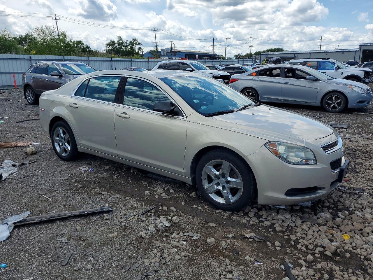 2010 Chevrolet Malibu Ls Beige vin: 1G1ZB5EB3AF262062