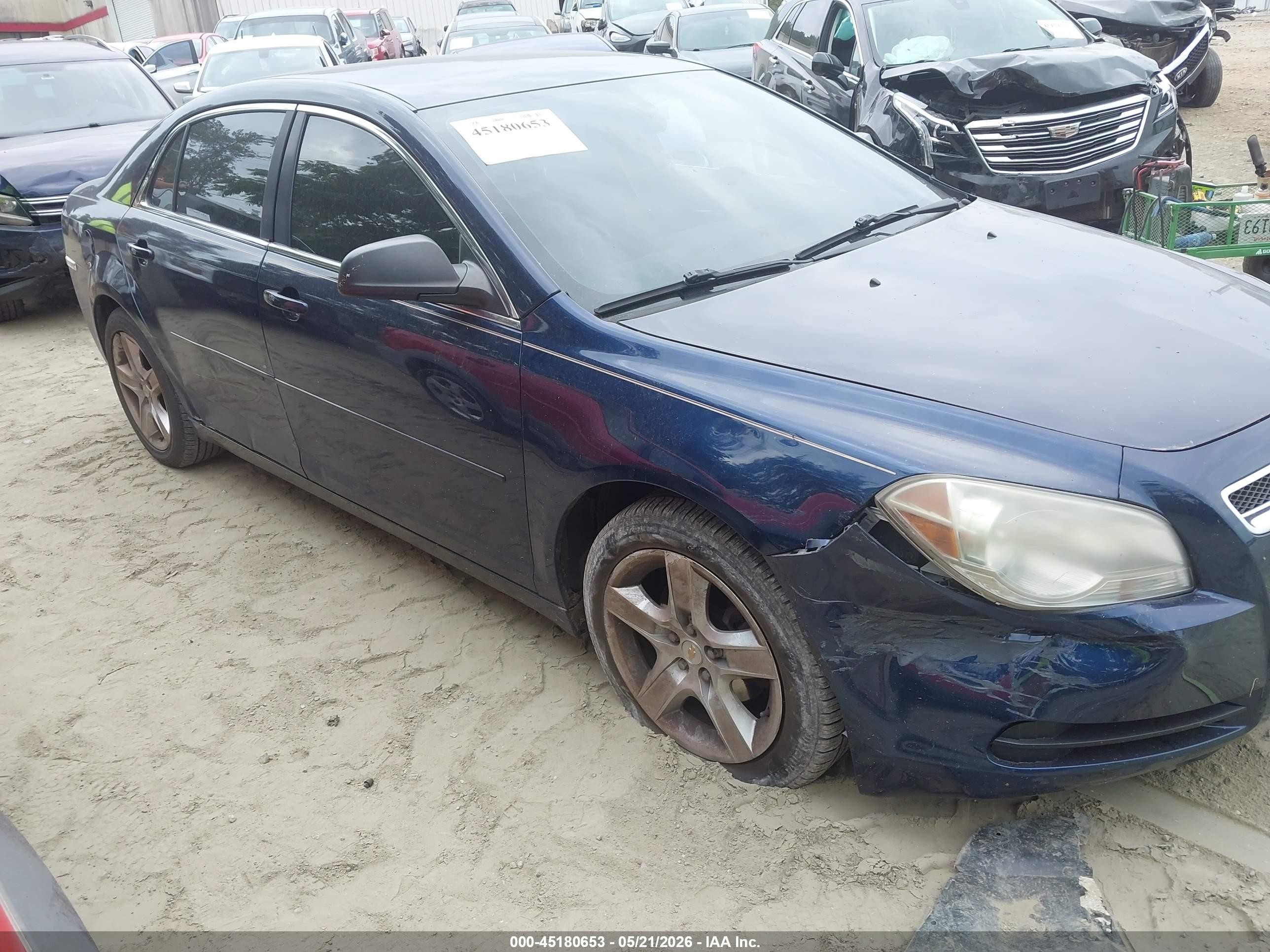2010 Chevrolet Malibu Ls Dark Blue vin: 1G1ZB5EB4A4135994