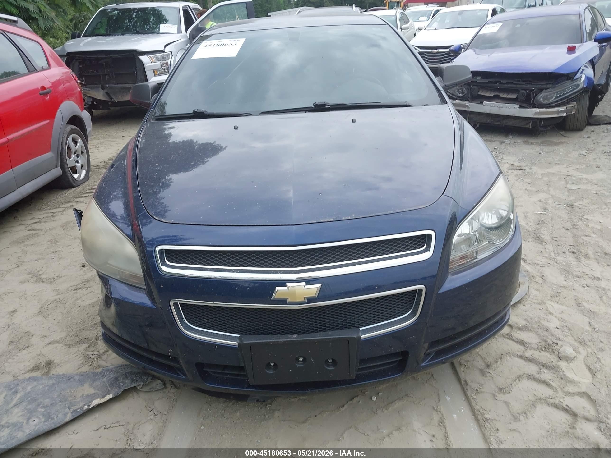 2010 Chevrolet Malibu Ls Dark Blue vin: 1G1ZB5EB4A4135994