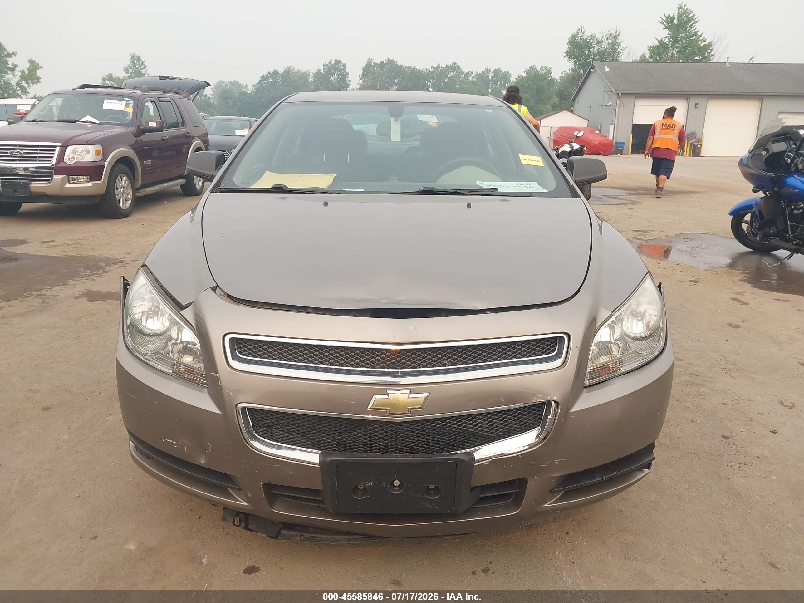 2010 Chevrolet Malibu Ls Gray vin: 1G1ZB5EB4AF109531