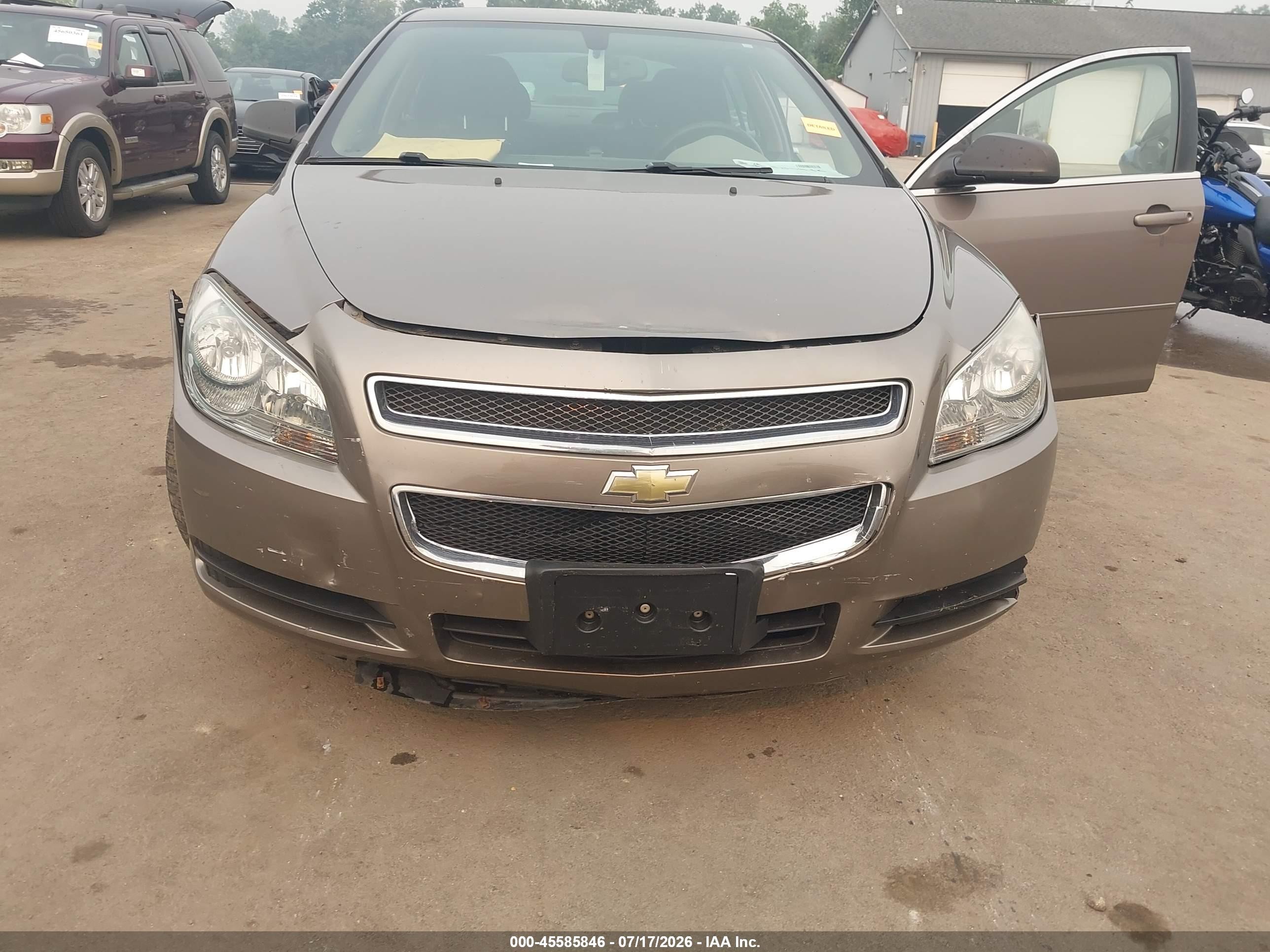 2010 Chevrolet Malibu Ls Gray vin: 1G1ZB5EB4AF109531