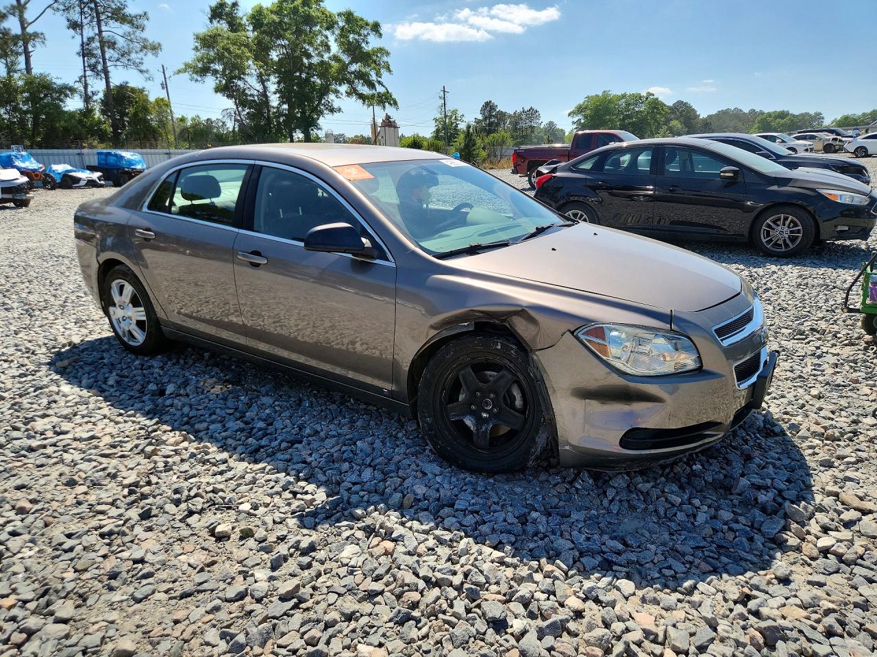 2010 Chevrolet Malibu Ls Gray vin: 1G1ZB5EB4AF109884