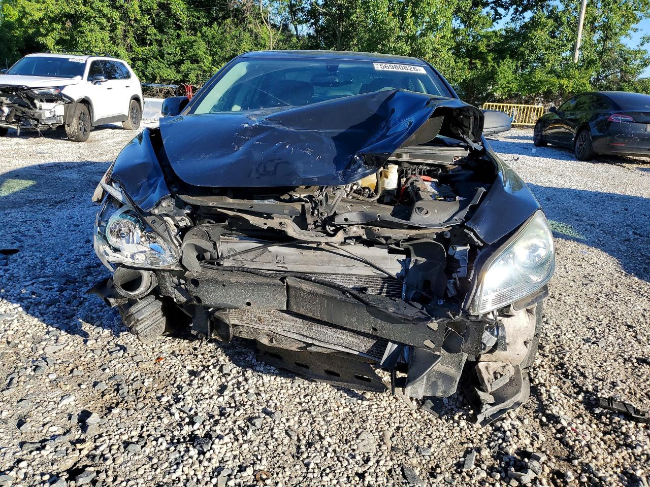 2010 Chevrolet Malibu Ls Charcoal vin: 1G1ZB5EB4AF125096