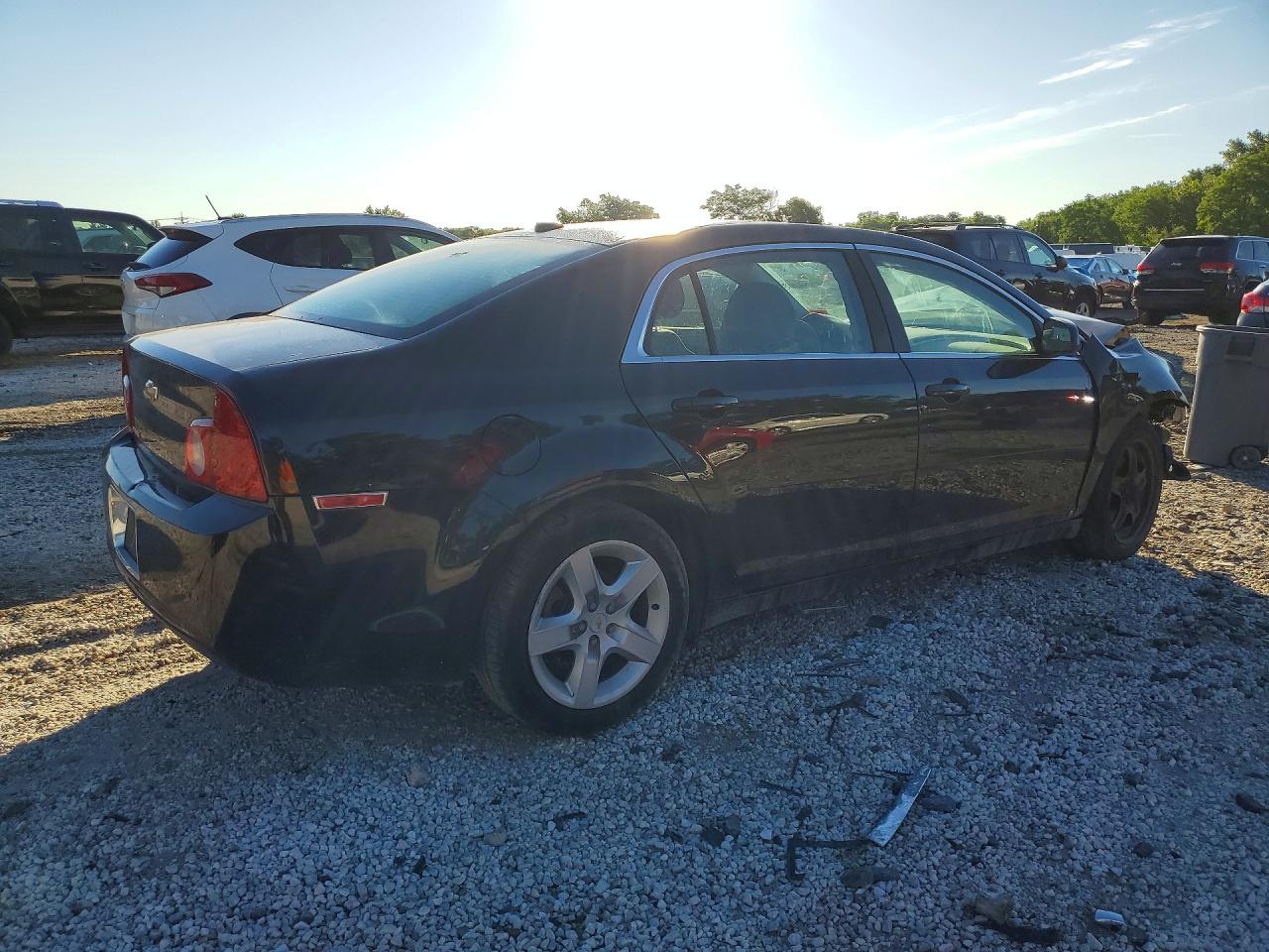 2010 Chevrolet Malibu Ls Charcoal vin: 1G1ZB5EB4AF125096