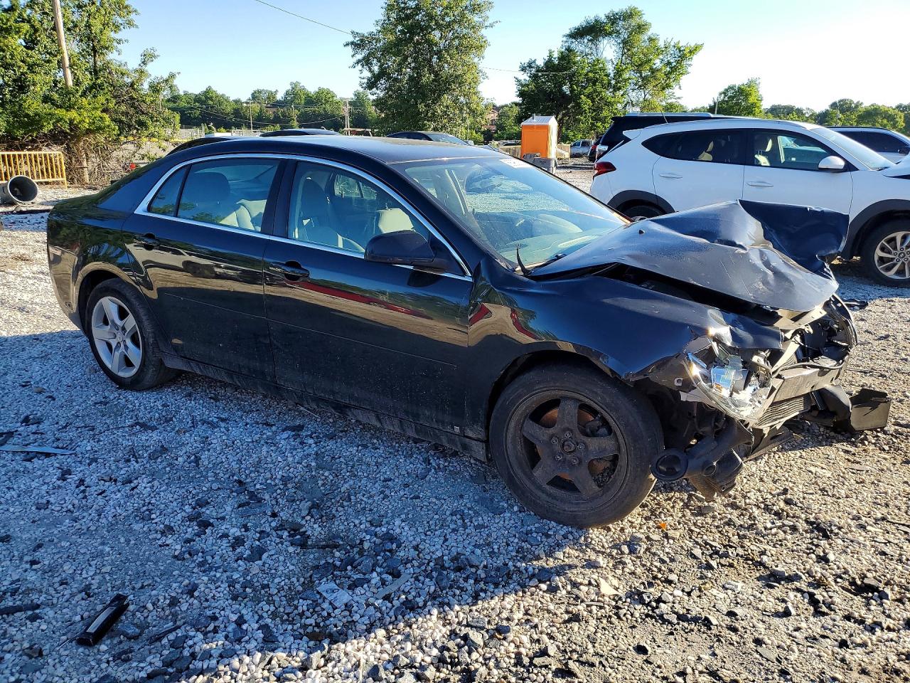 2010 Chevrolet Malibu Ls Charcoal vin: 1G1ZB5EB4AF125096