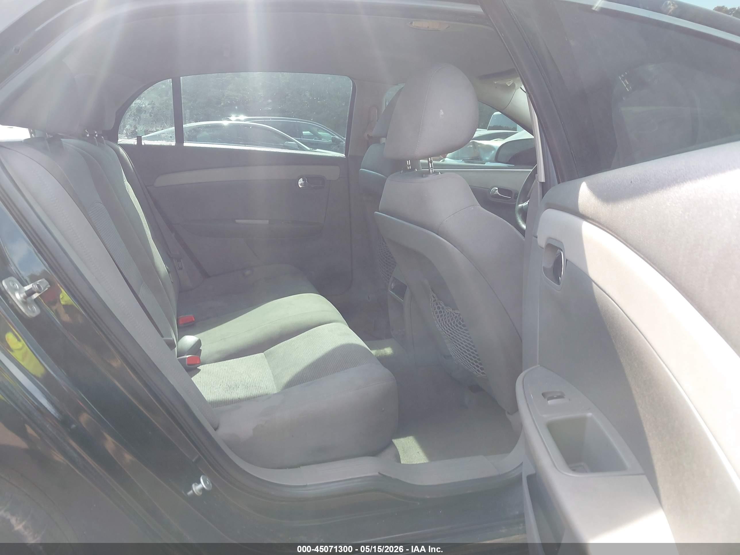 2010 Chevrolet Malibu Ls Black vin: 1G1ZB5EB4AF125731