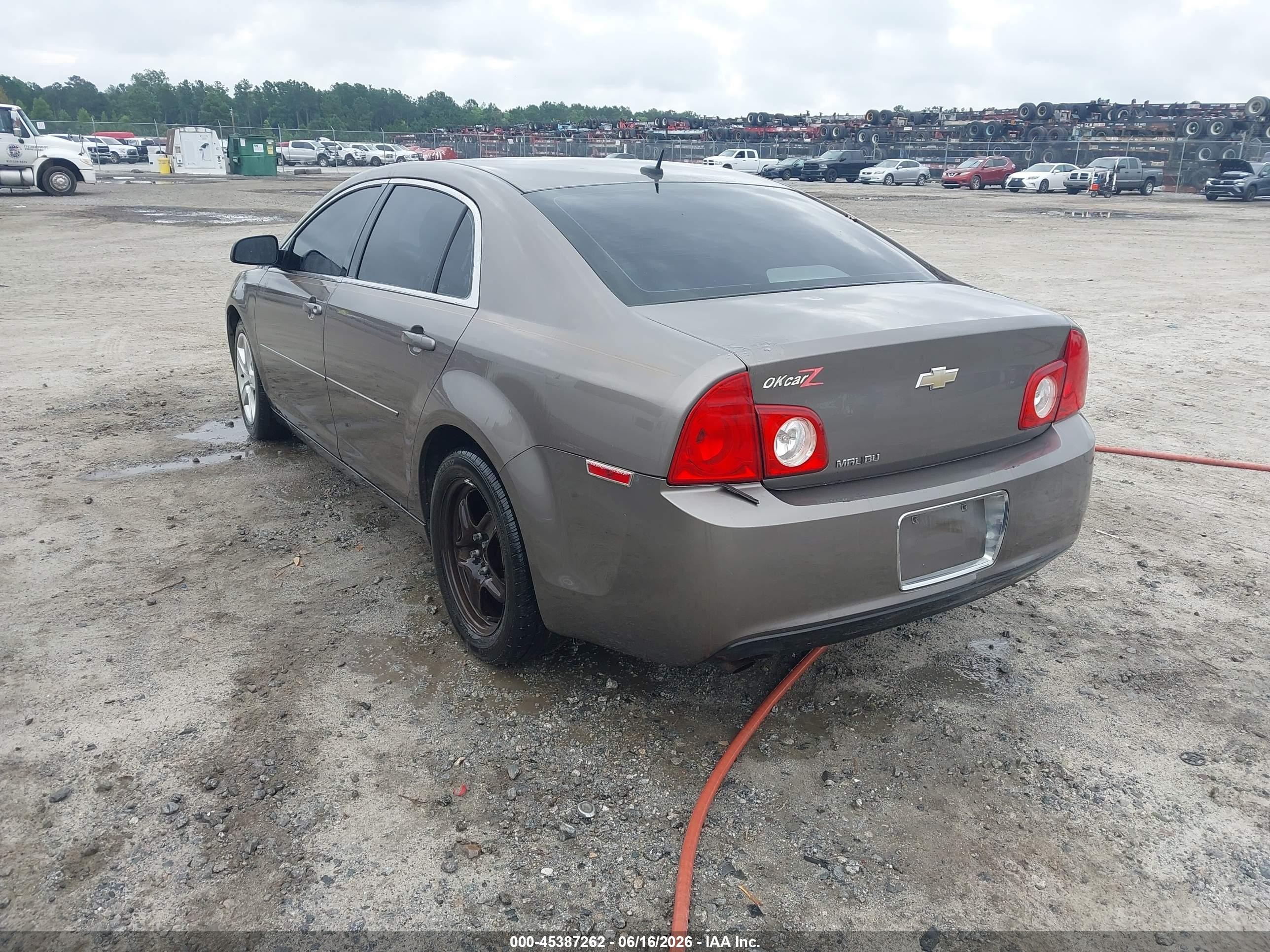 2010 Chevrolet Malibu Ls Brown vin: 1G1ZB5EB5AF264816