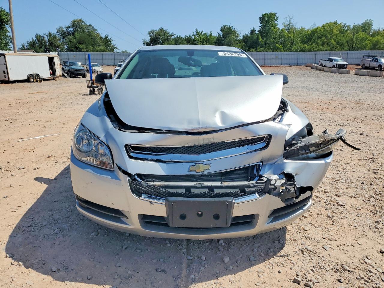 2010 Chevrolet Malibu Ls Серебряный vin: 1G1ZB5EB5AF310581