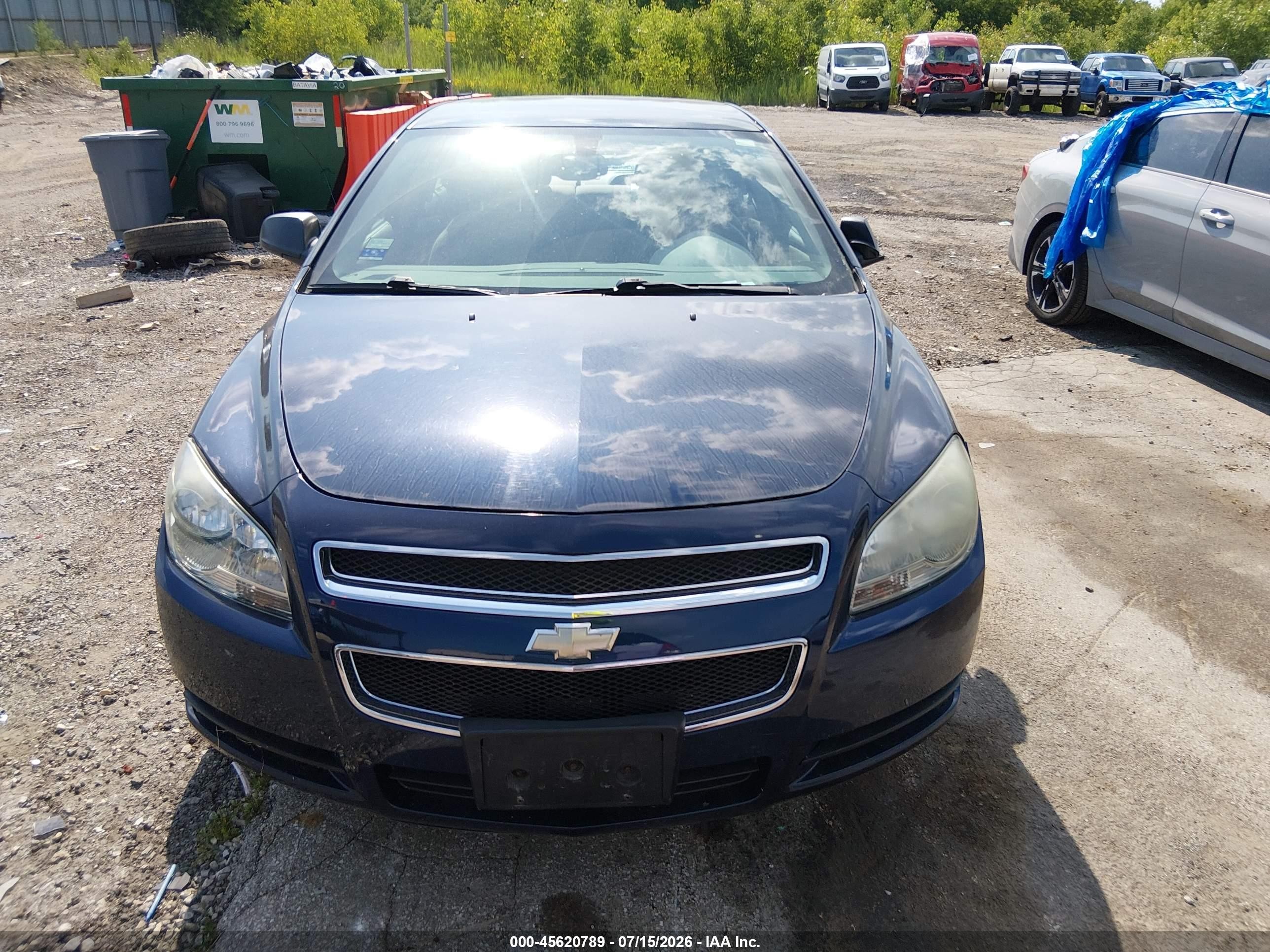 2010 Chevrolet Malibu Ls Dark Blue vin: 1G1ZB5EB6AF111894