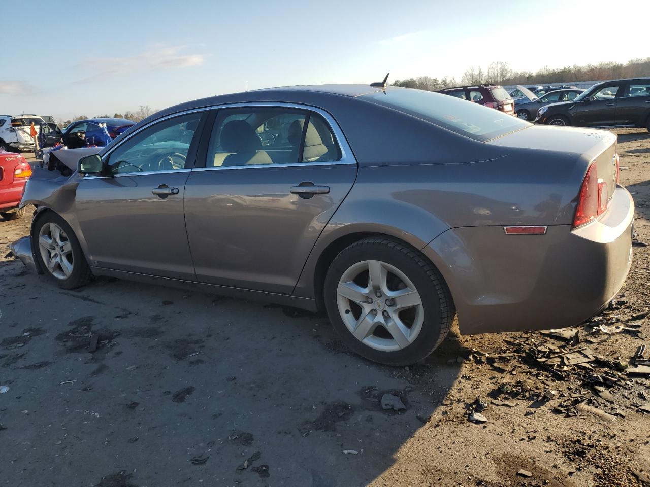 2010 Chevrolet Malibu Ls Tan vin: 1G1ZB5EB7AF116411