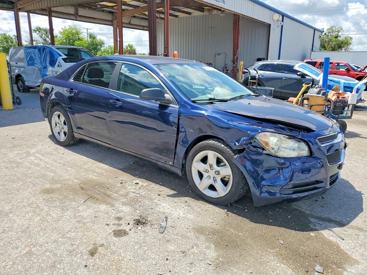2010 Chevrolet Malibu Ls Blue vin: 1G1ZB5EB8AF119186