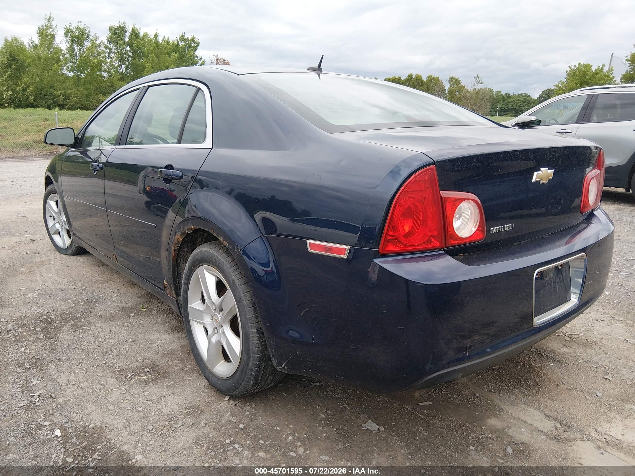 2010 Chevrolet Malibu Ls Dark Blue vin: 1G1ZB5EB8AF223354