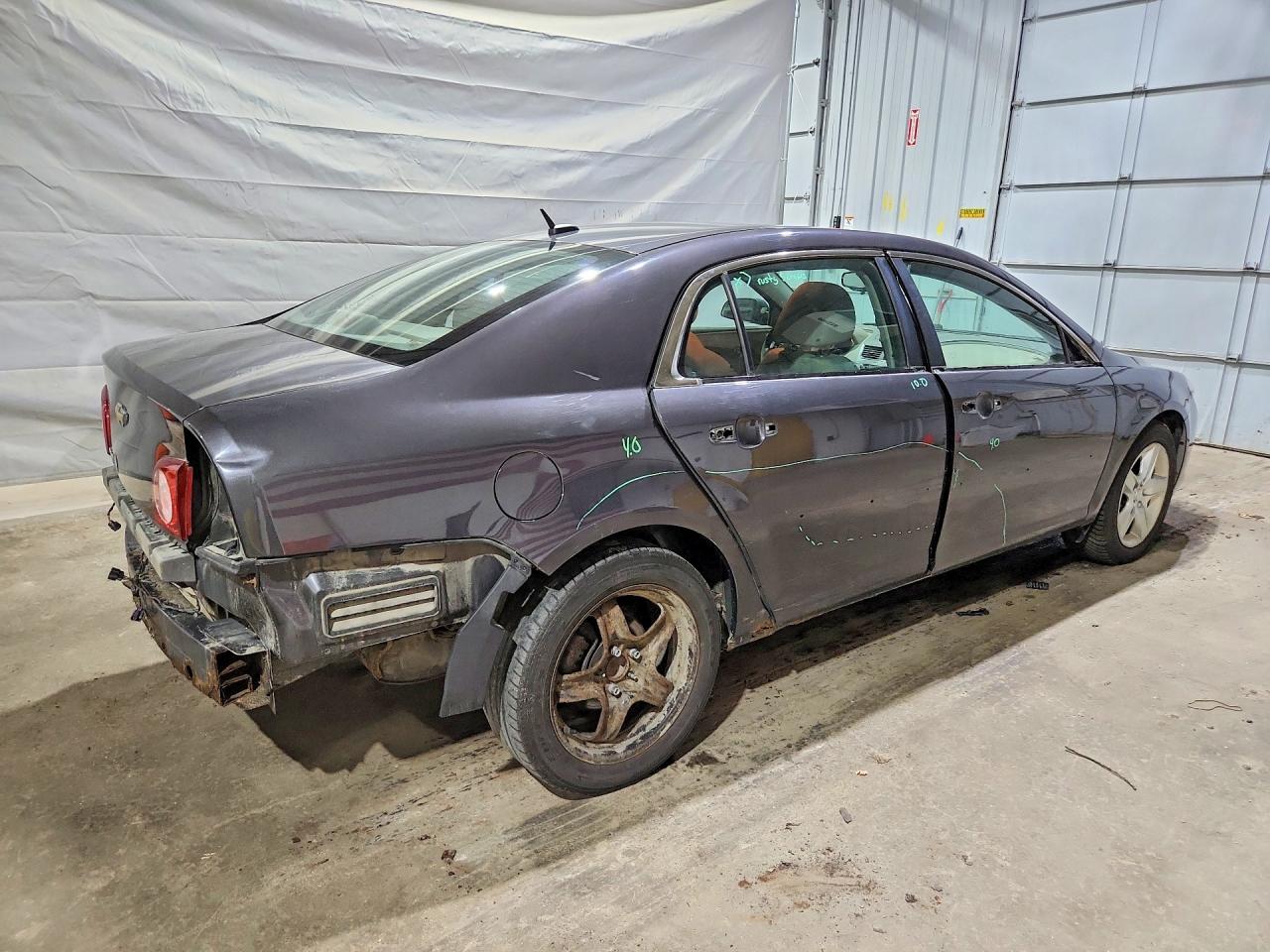 2010 Chevrolet Malibu Ls Gray vin: 1G1ZB5EB8AF267032