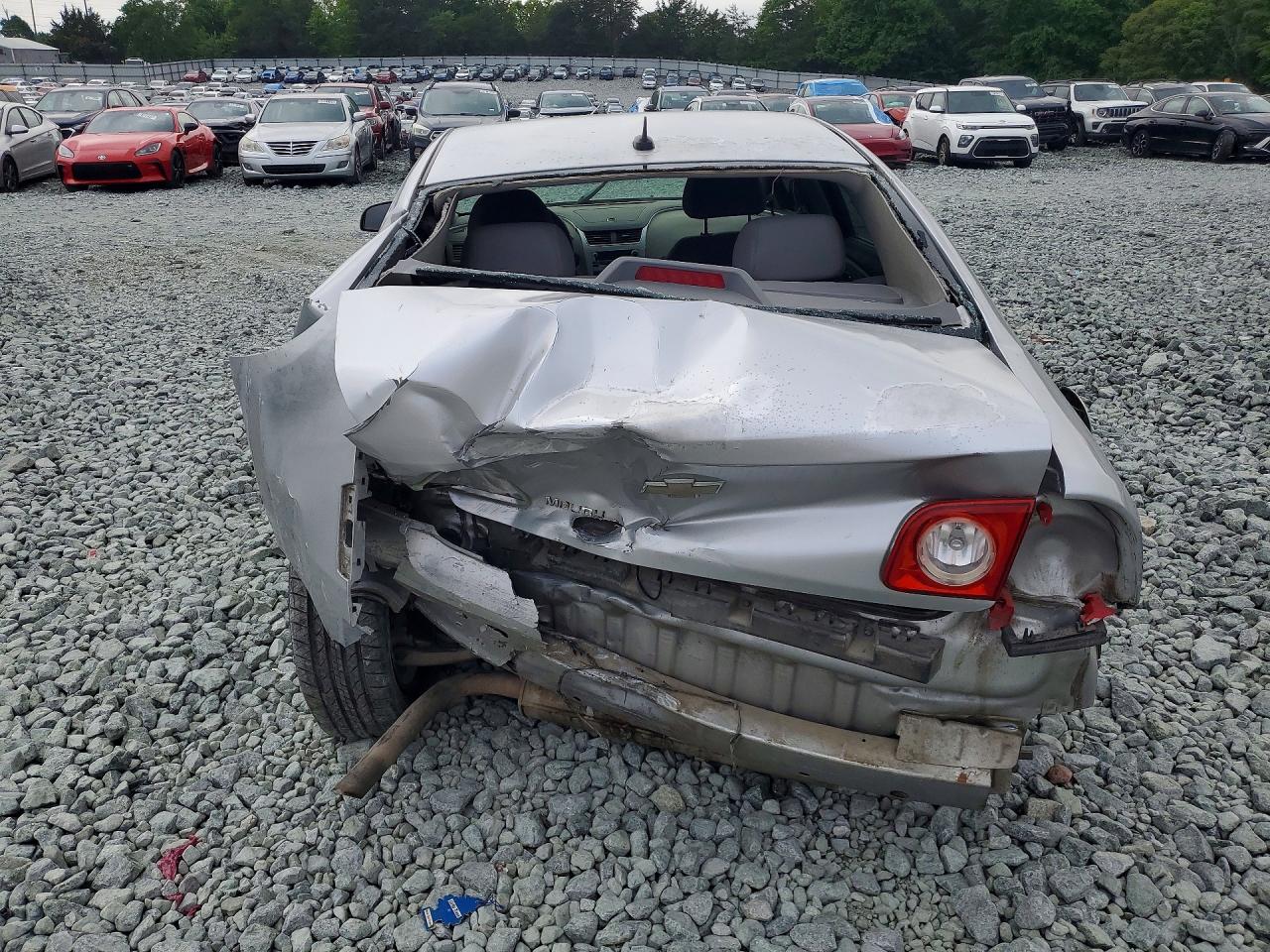 2010 Chevrolet Malibu Ls Silver vin: 1G1ZB5EB9AF203713